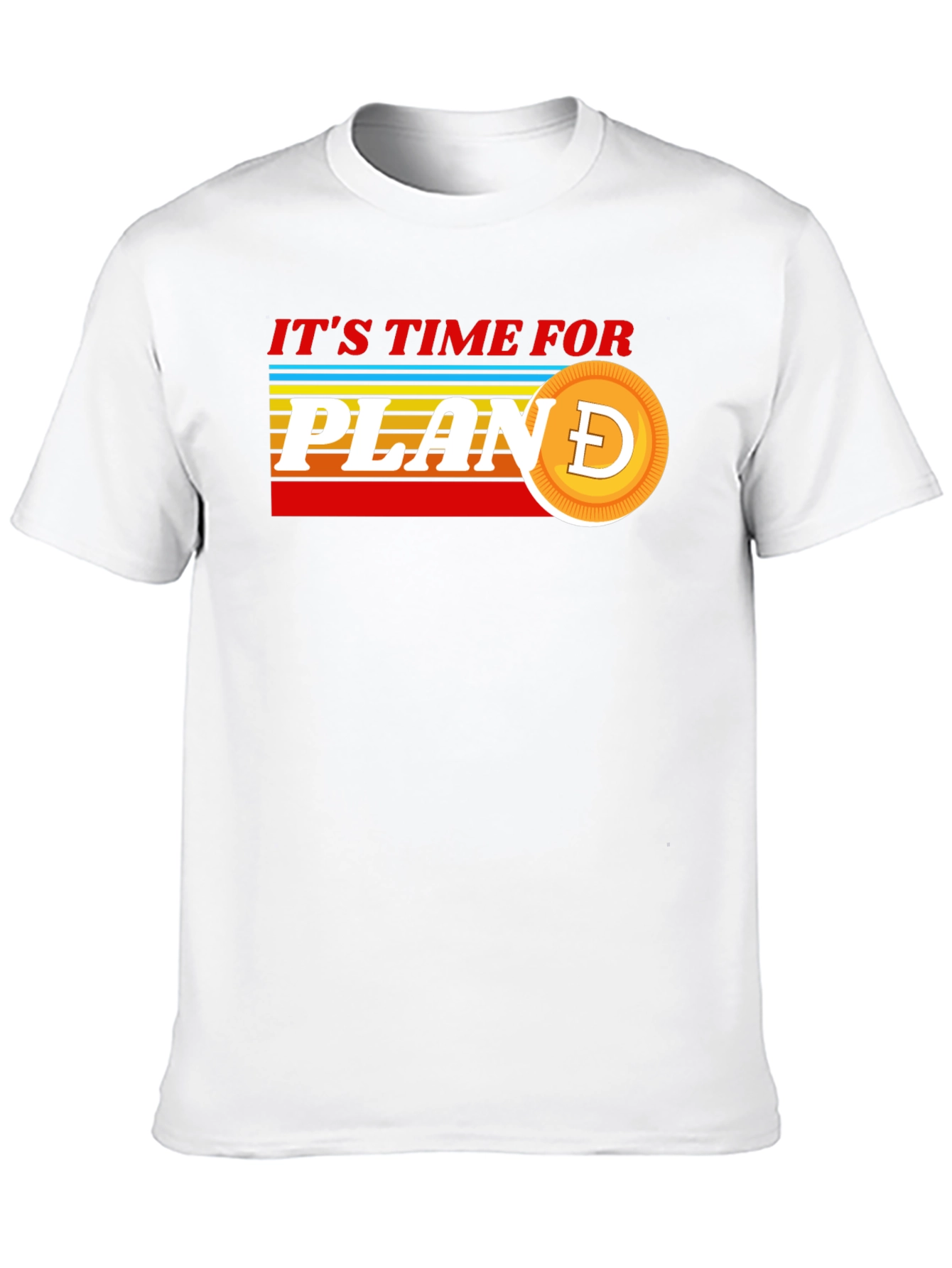 Black It's Time For Plan Doge T-Shirt view 10