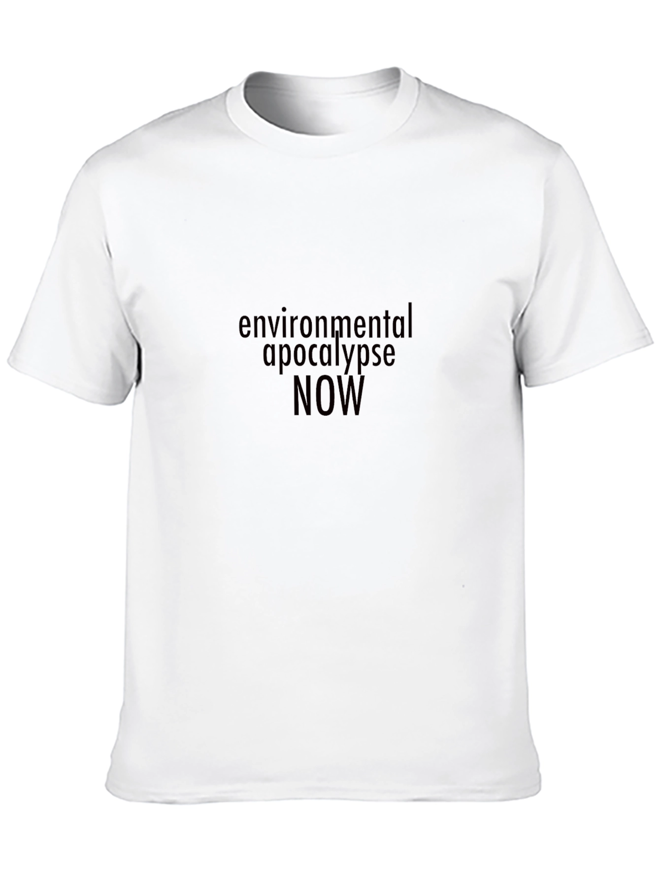 Black Environmental Apocalypse Now Black T-Shirt view 10