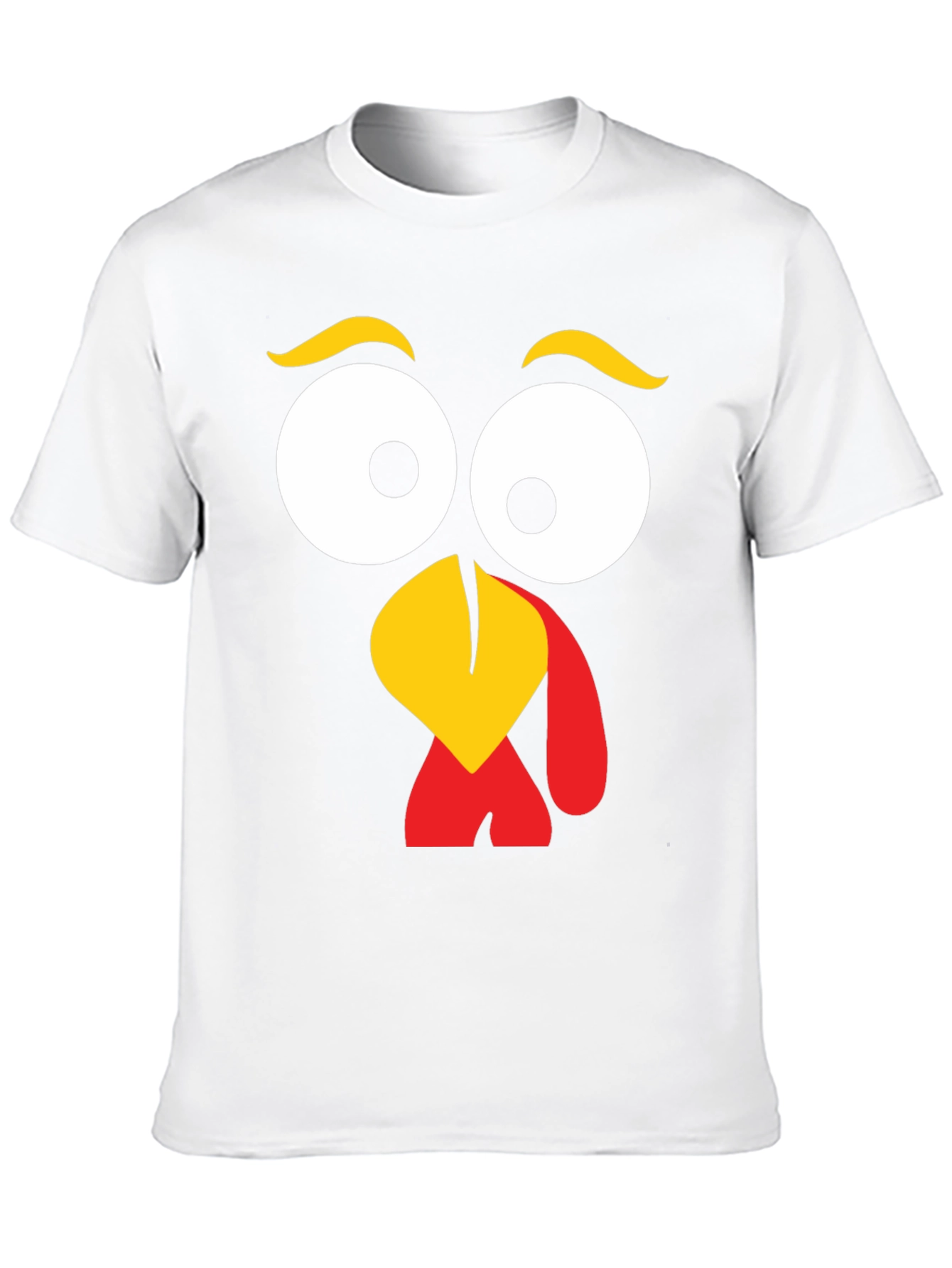 Black Turkey Face Graphic Tee - Thanksgiving Fun view 10