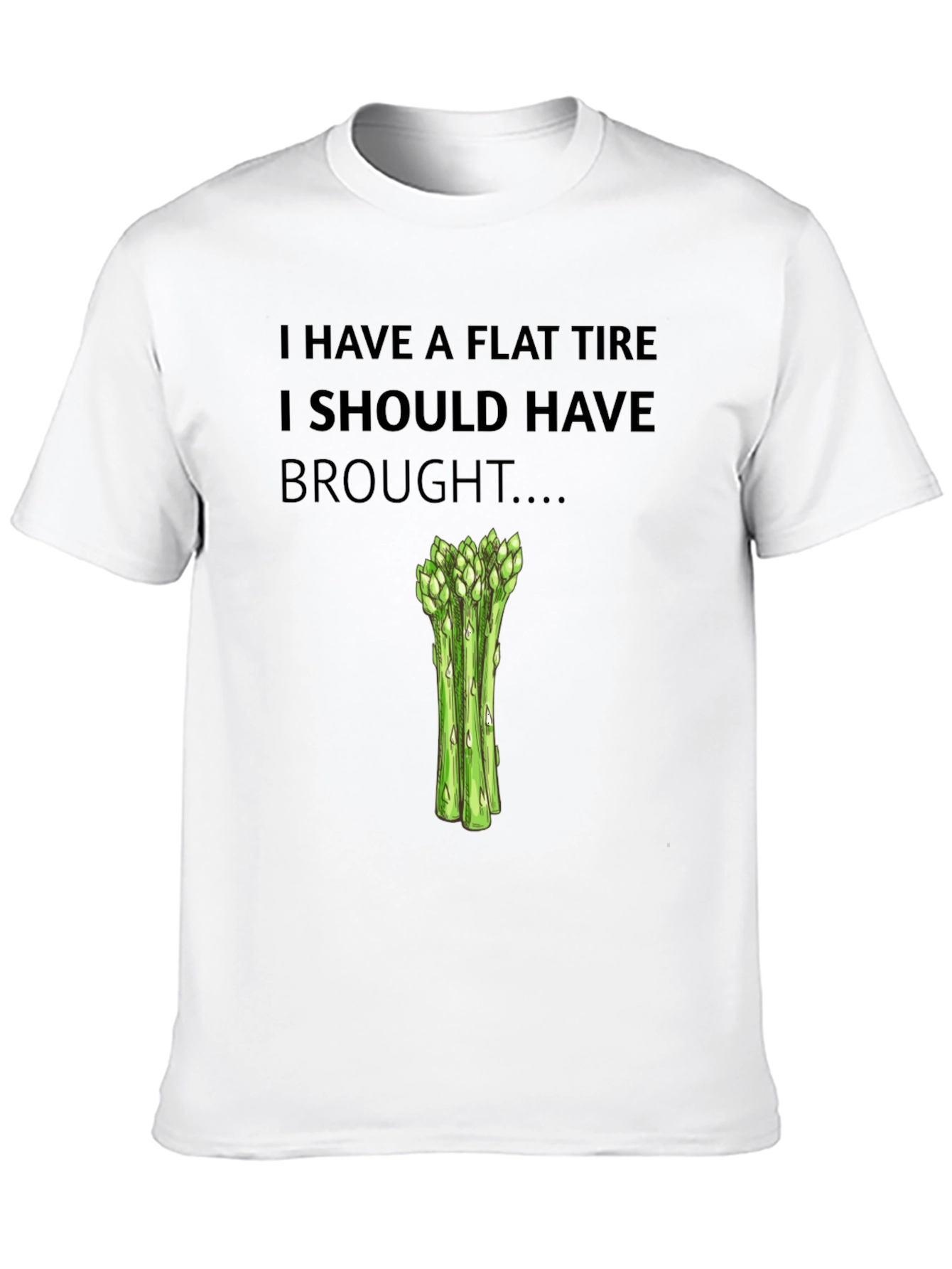 Black Flat Tire Asparagus T-Shirt Funny Car Mechanic view 10