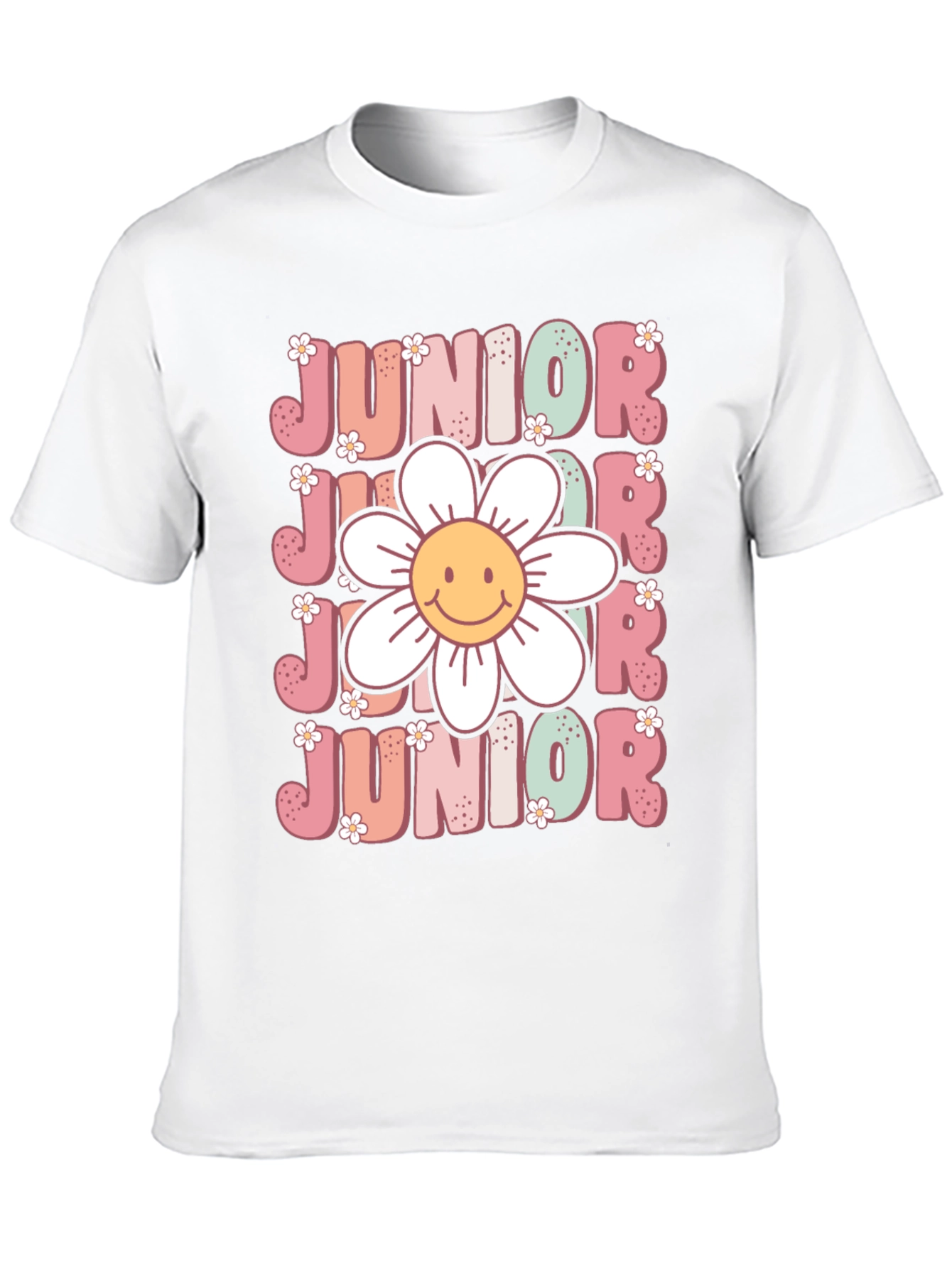 Black Junior Smiley Face T-Shirt view 10