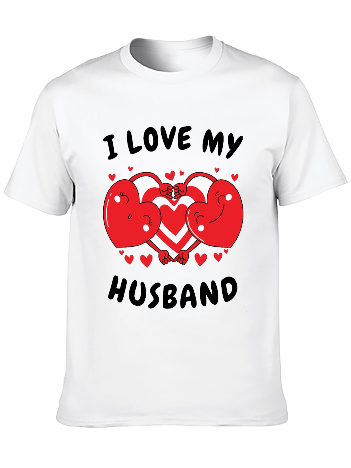 Black I Love My Husband Graphic T-Shirt view 10