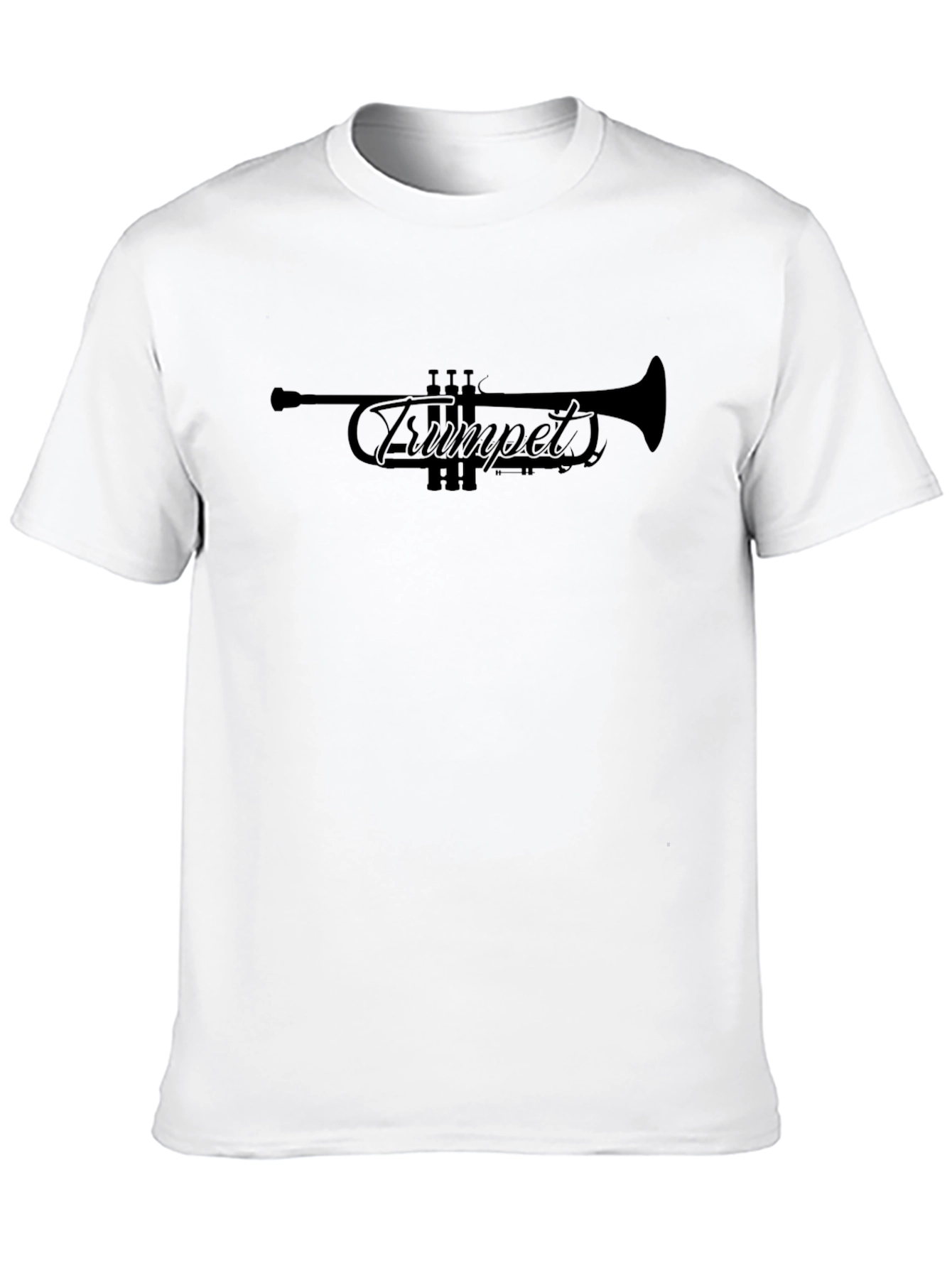 Black Trumpet T-Shirt - Music Lover Tee view 10