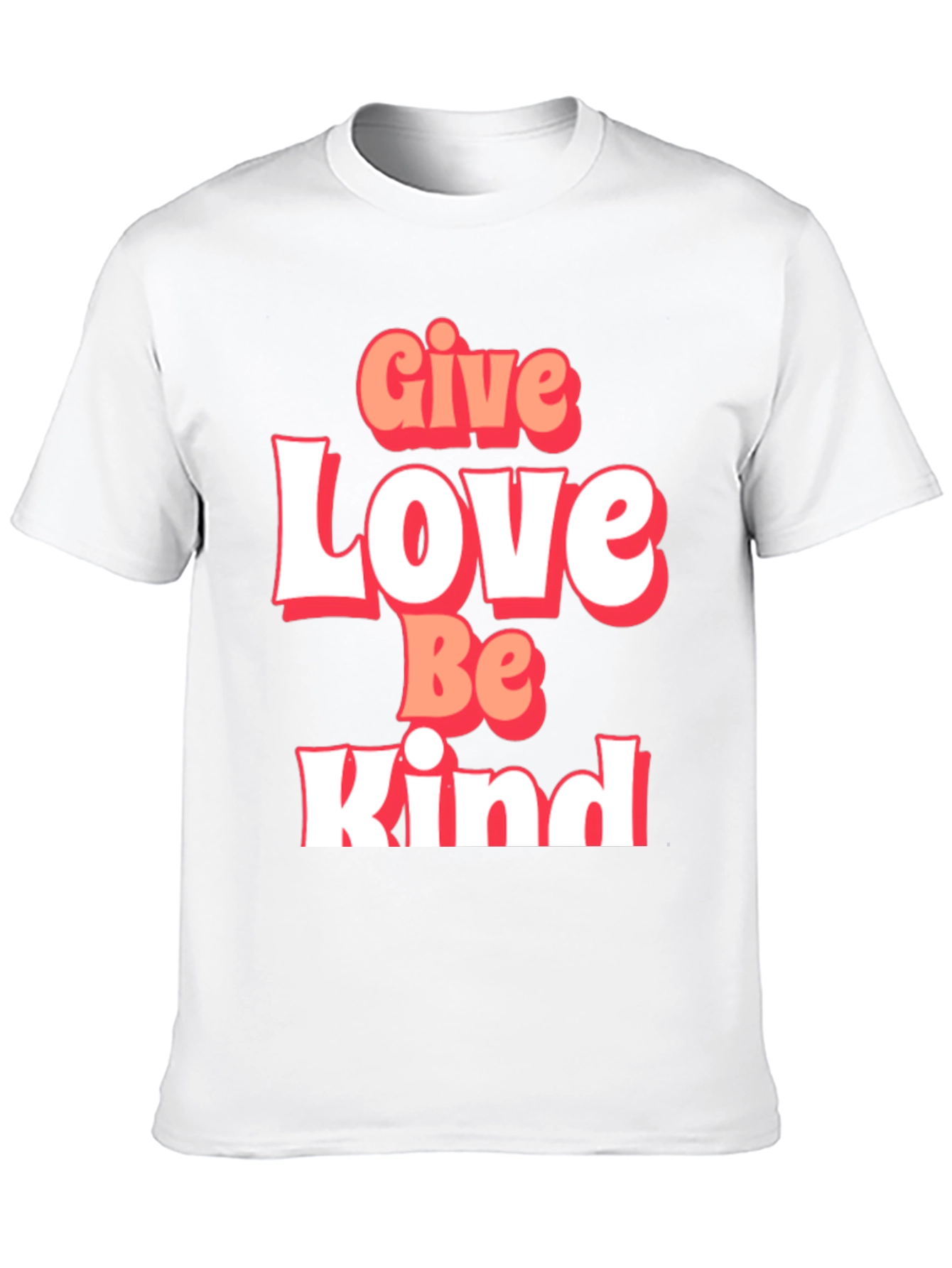 Black Give Love Be Kind Graphic T-Shirt view 10
