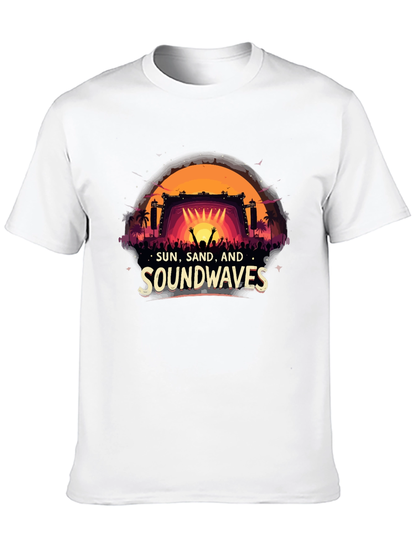 Sun, Sand, Soundwaves Graphic Tee - 10