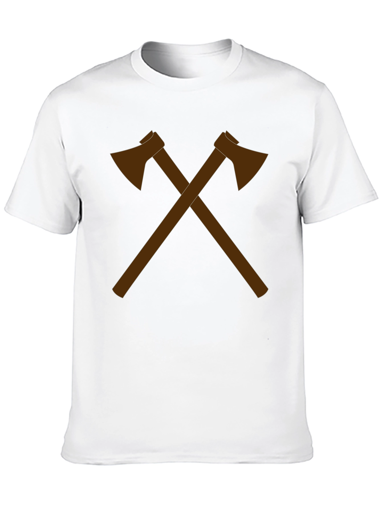 Black Crossed Axes Graphic Tee - Lumberjack Style view 10