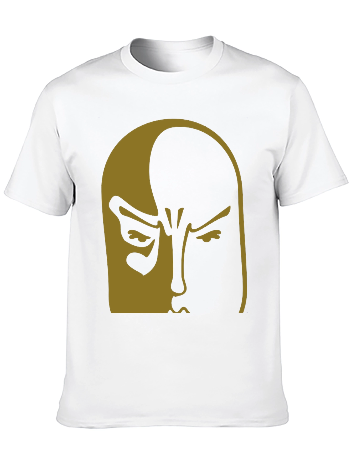 Black Mystery Face Graphic Tee view 10
