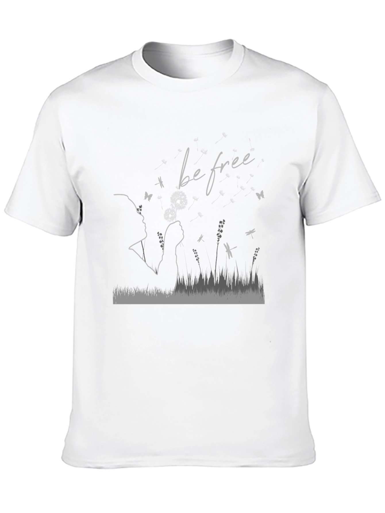 Black Be Free Graphic T-Shirt - Soft Cotton Blend view 10