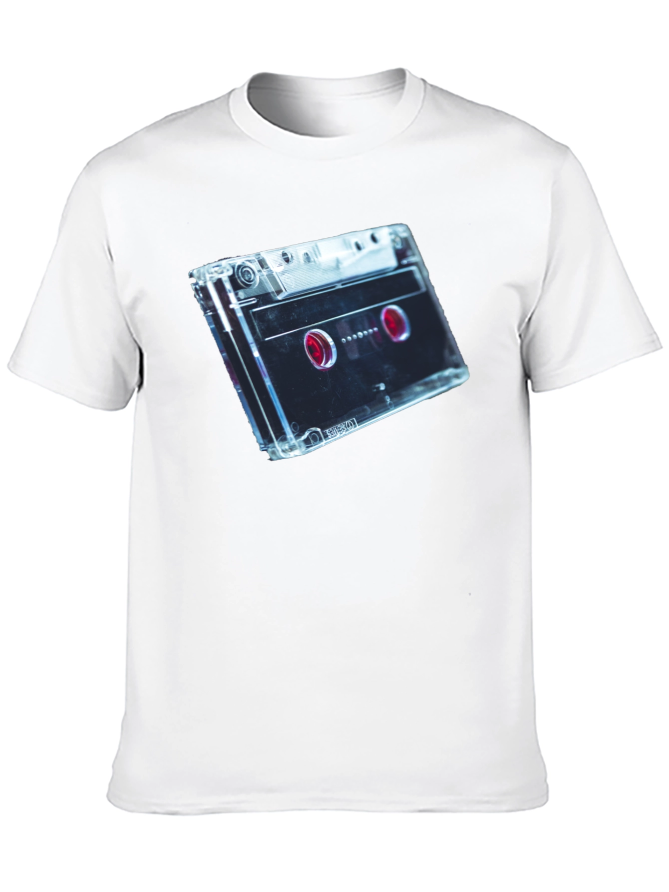 Black Retro Cassette Tape Graphic Tee - Black view 10