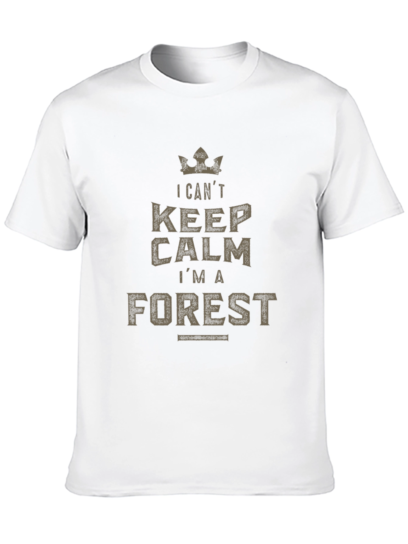 Black Keep Calm Forest Graphic Tee - Black view 10