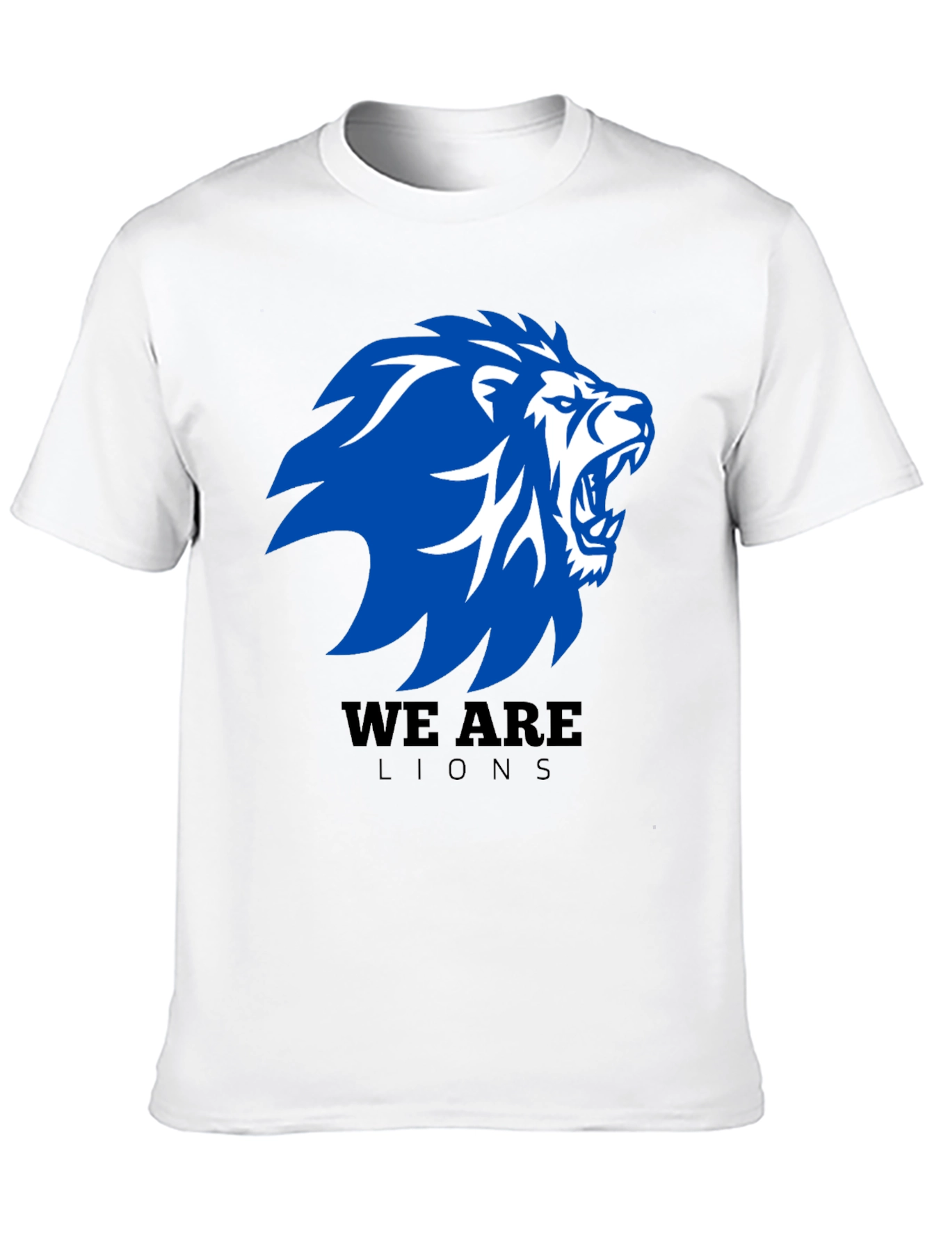 Black We Are Lions Graphic T-Shirt - Black view 10