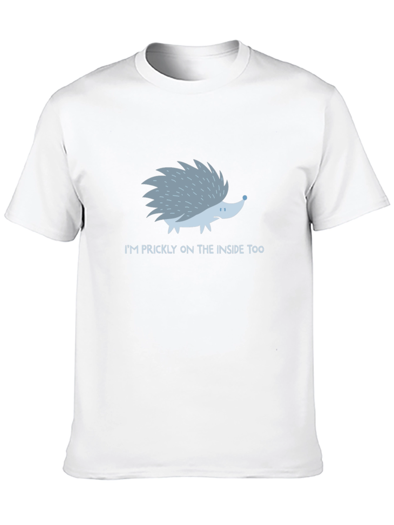 Black Prickly Inside Hedgehog T-Shirt - Men's Black Tee view 10