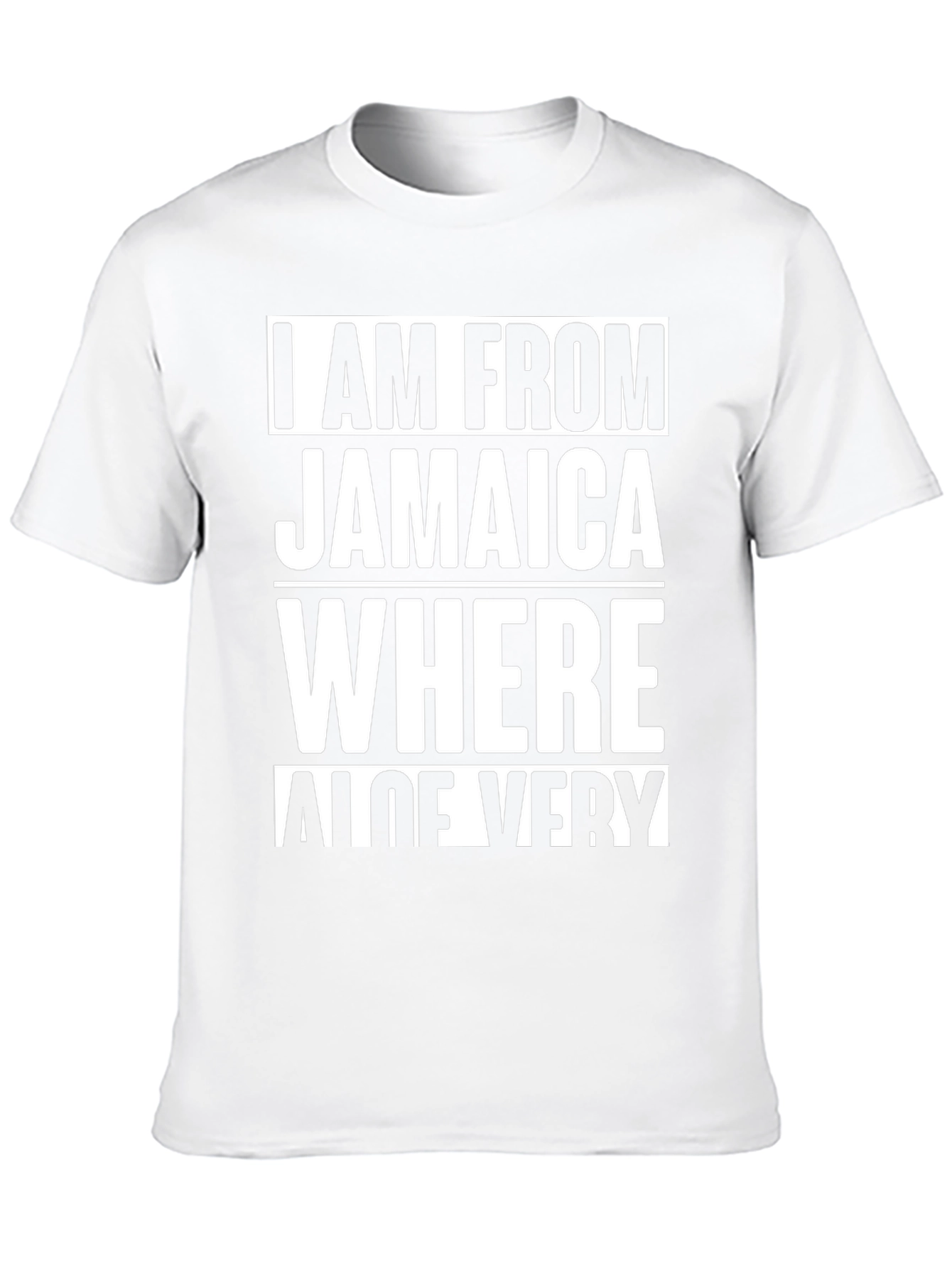 Black Jamaica Aloe Very Funny Novelty T-Shirt view 10