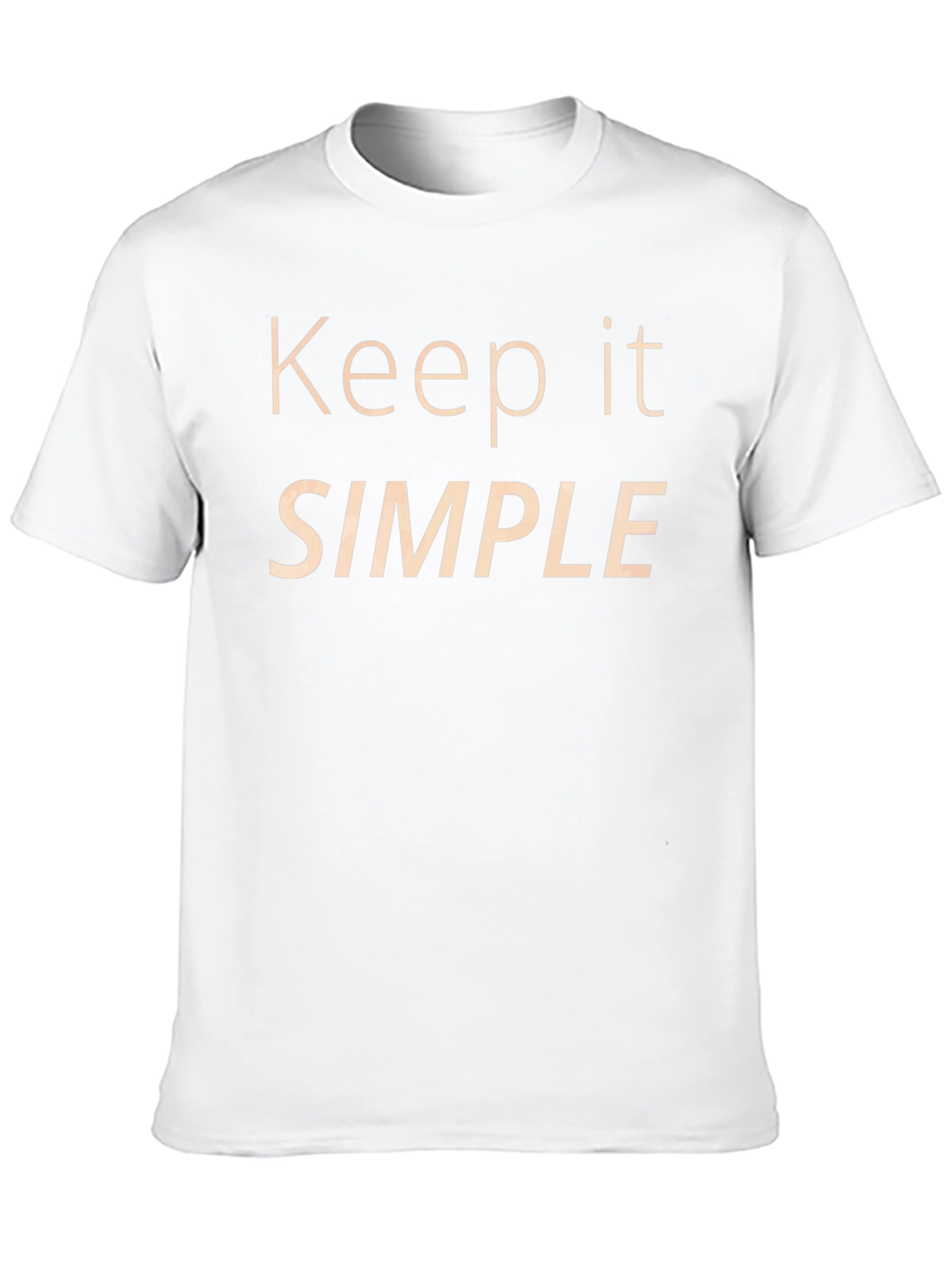 Black Keep It Simple Black Graphic Tee view 10