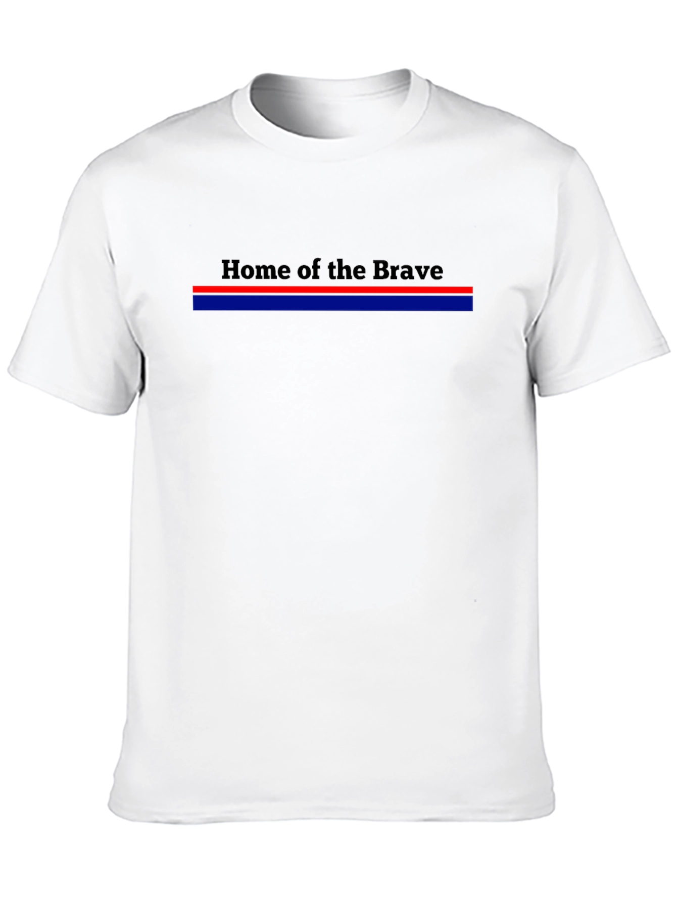 Black Home of the Brave Graphic Tee view 10