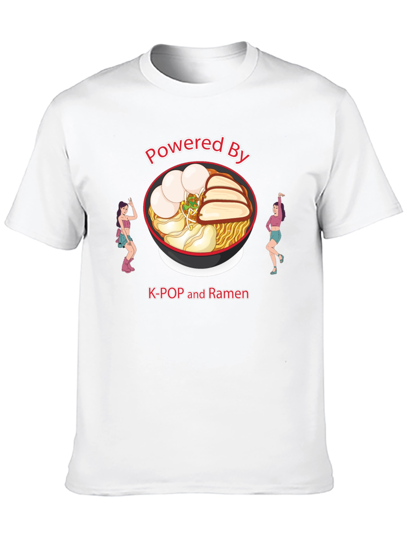 K-Pop and Ramen Powered T-Shirt - 10