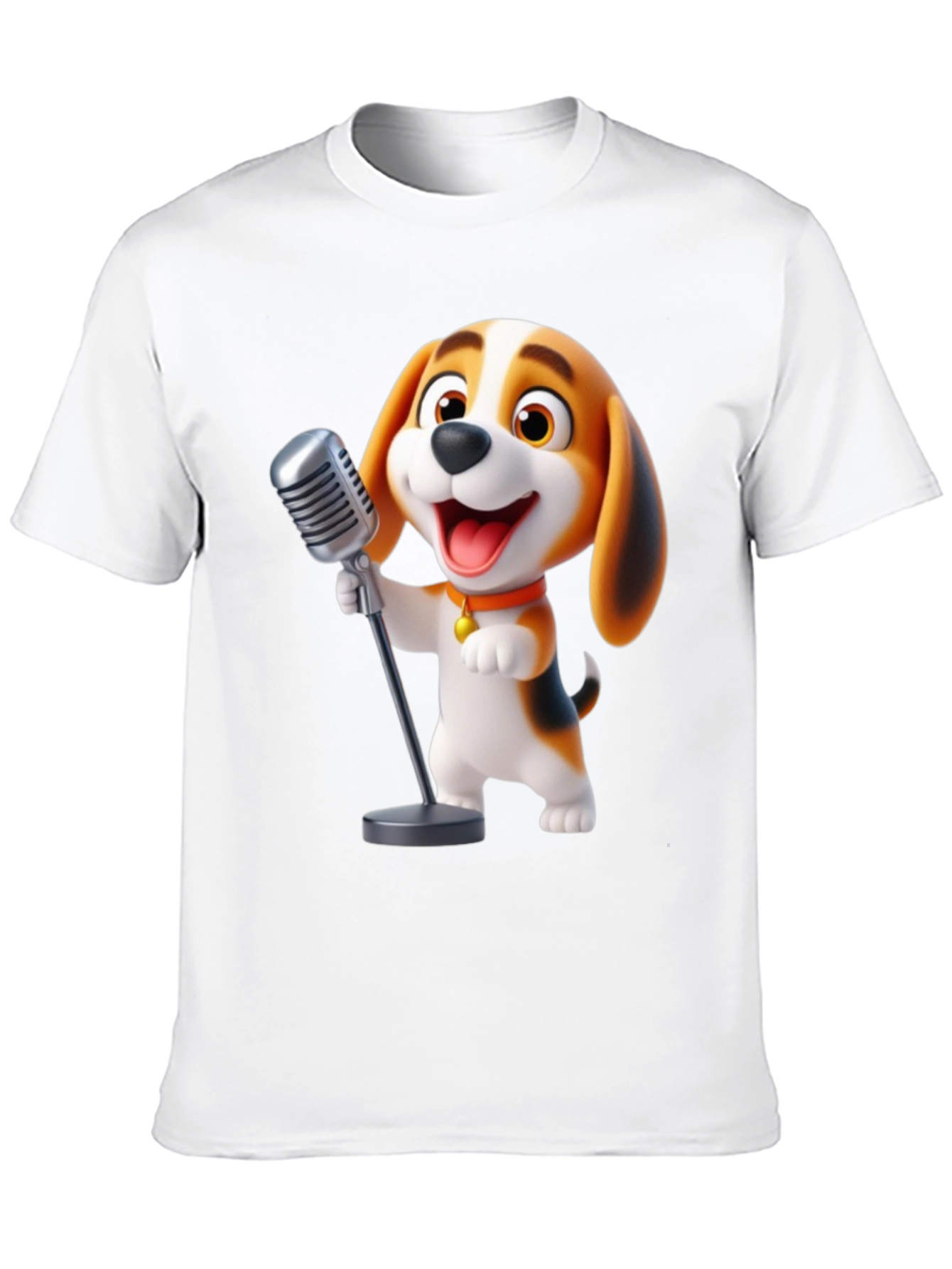 Black Dog Singing T-Shirt view 10