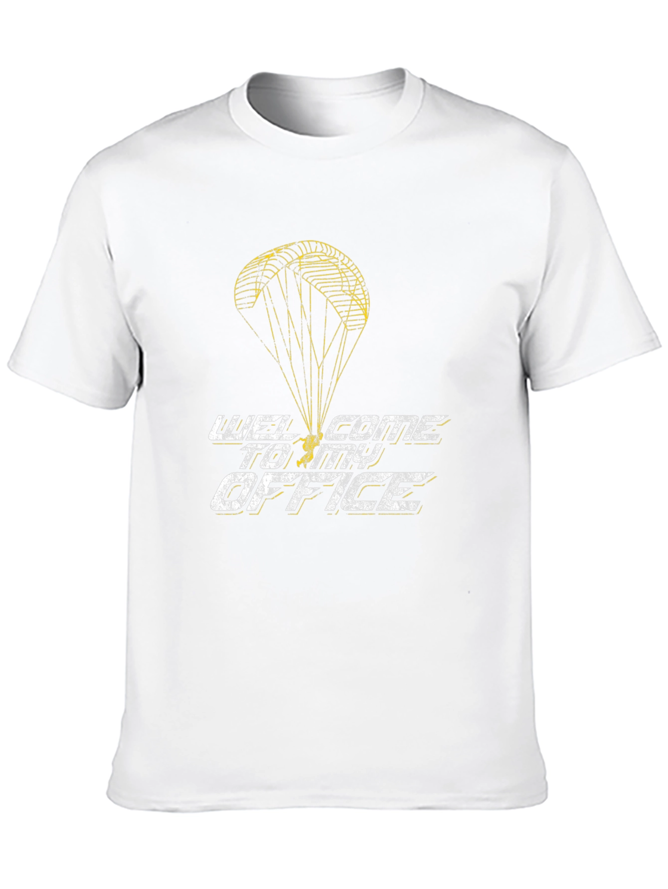 Black Welcome to My Office Skydiving T-Shirt view 10