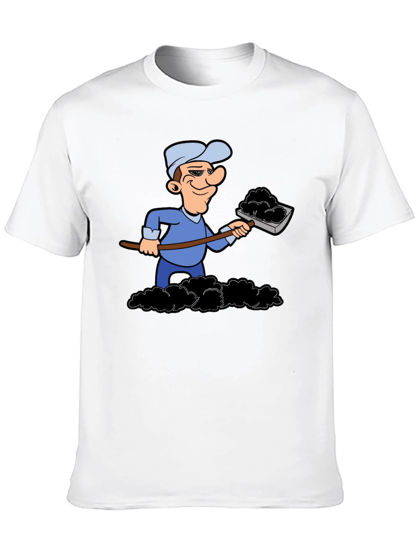 Black Coal Miner Graphic T-Shirt view 10