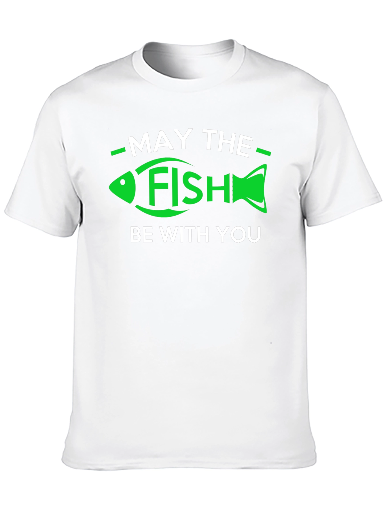 Black May the Fish Be With You T-Shirt view 10