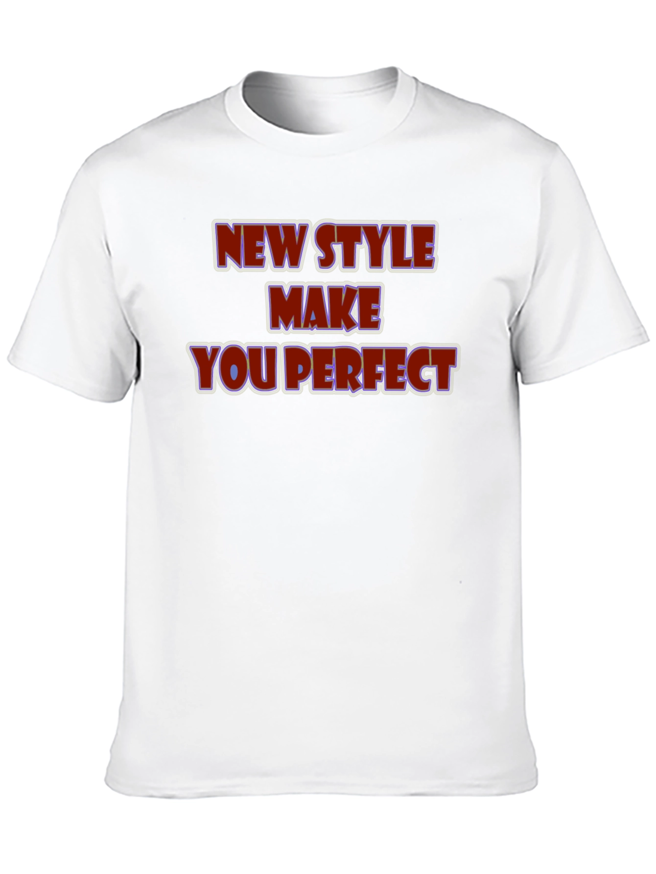 Black New Style Make You Perfect Black Graphic Tee view 10