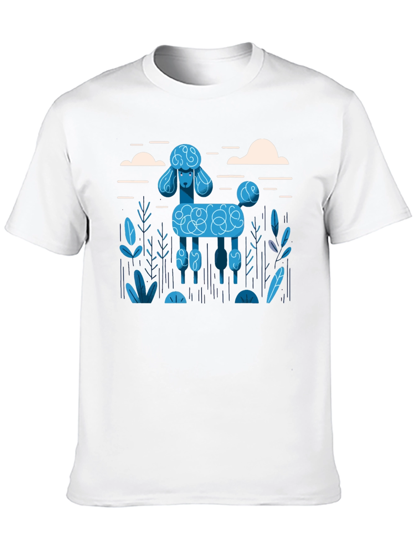 Black Poodle Graphic Tee - Modern Dog Lover Shirt view 10