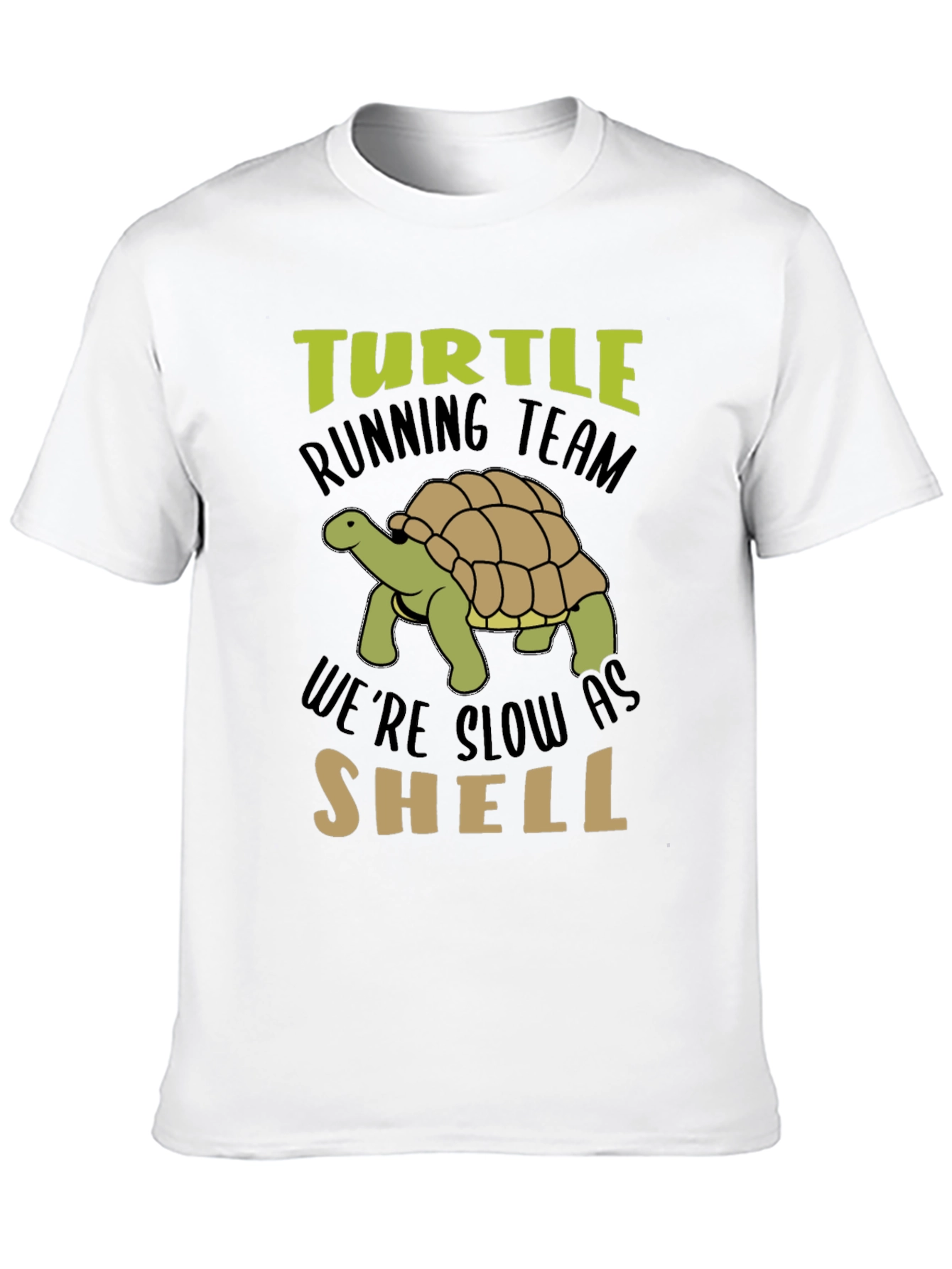 Black Turtle Running Team T-Shirt - Slow As Shell Tee view 10