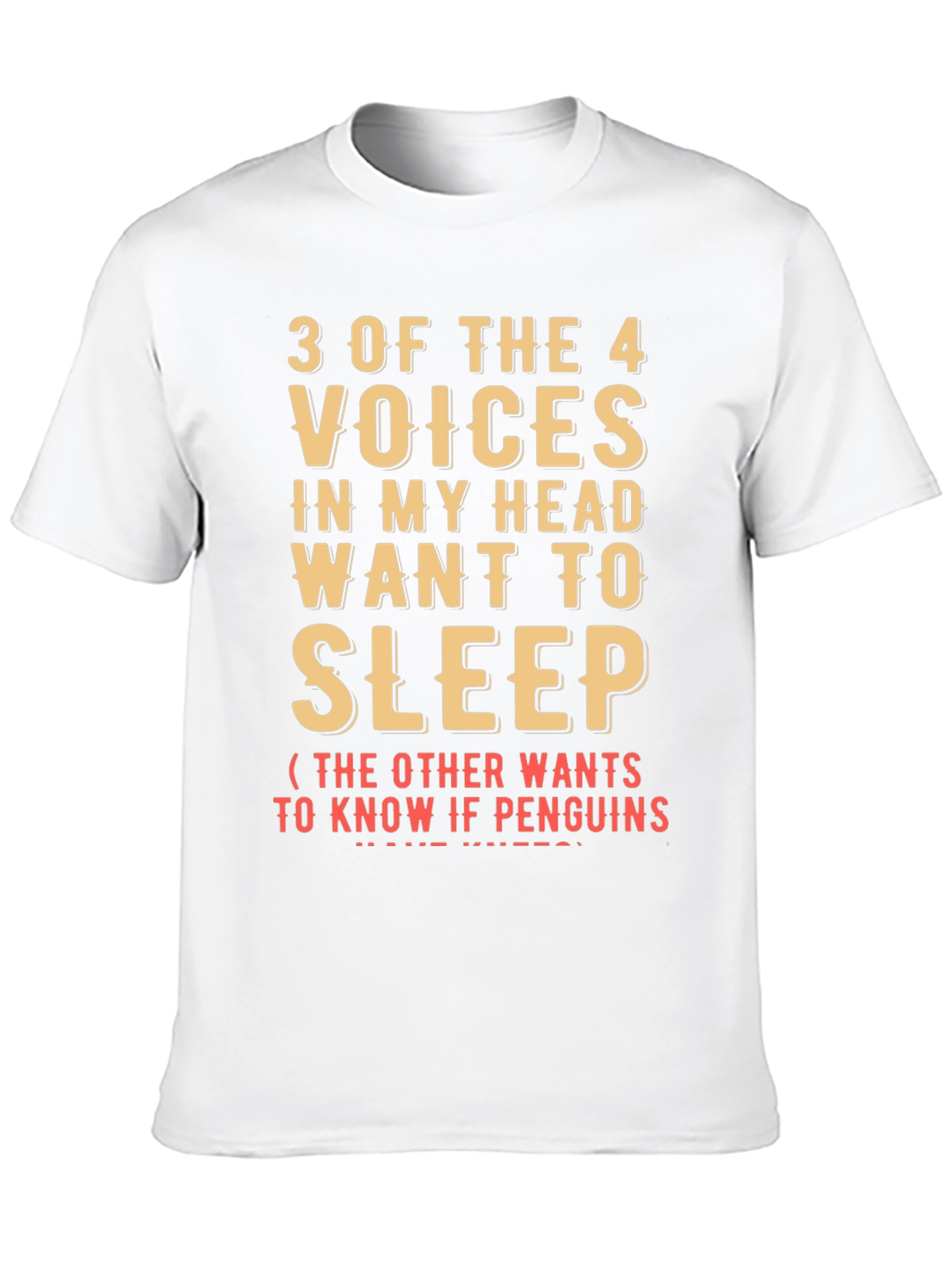 Black Funny 'Voices in My Head' Graphic T-Shirt view 10