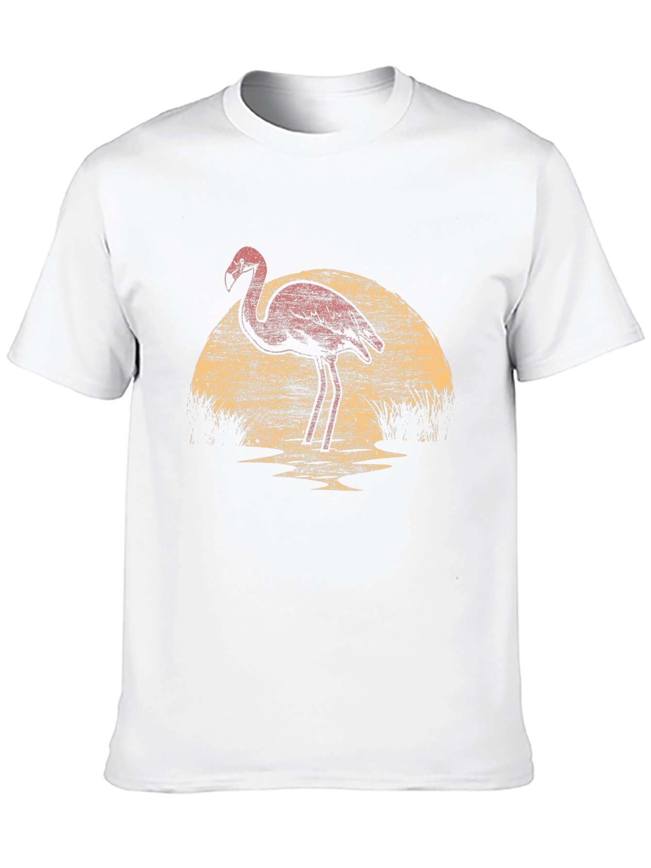 Black Flamingo Sunset Graphic Tee view 10