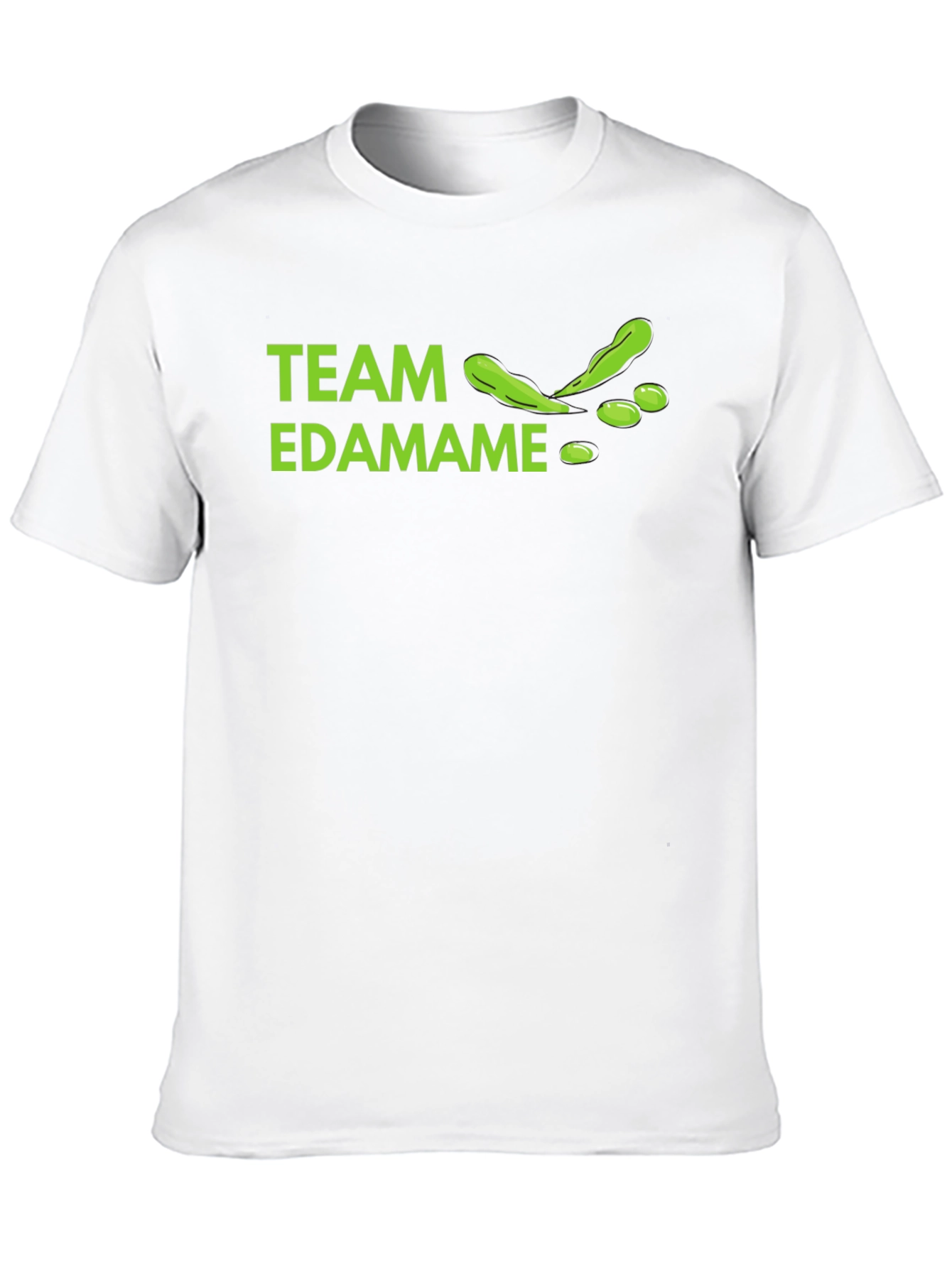 Black Team Edamame T-Shirt - Green Graphic Tee view 10