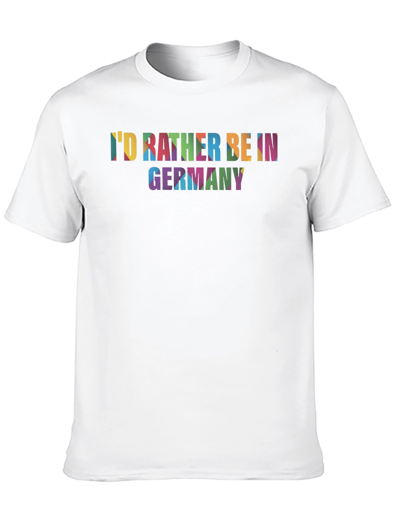 Black Germany Graphic Tee - I'd Rather Be In Germany T-Shirt view 10
