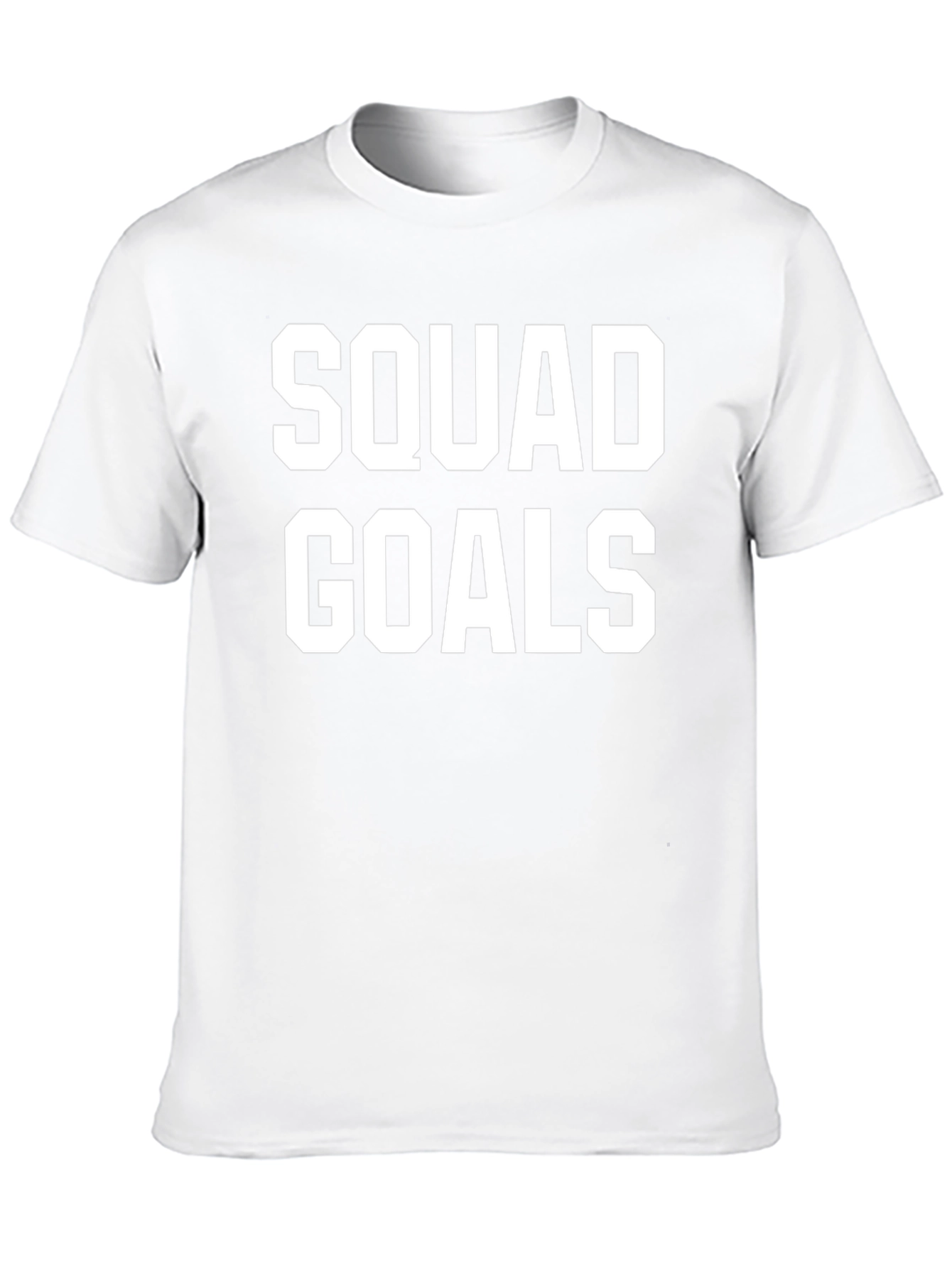 Black Squad Goals T-Shirt - Black Cotton Tee view 10