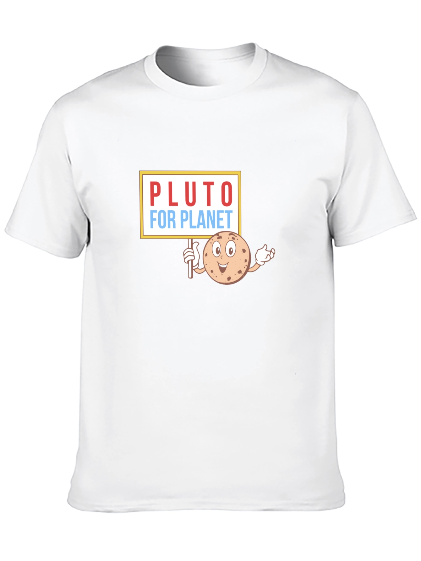 Black Pluto for Planet Graphic T-Shirt view 10