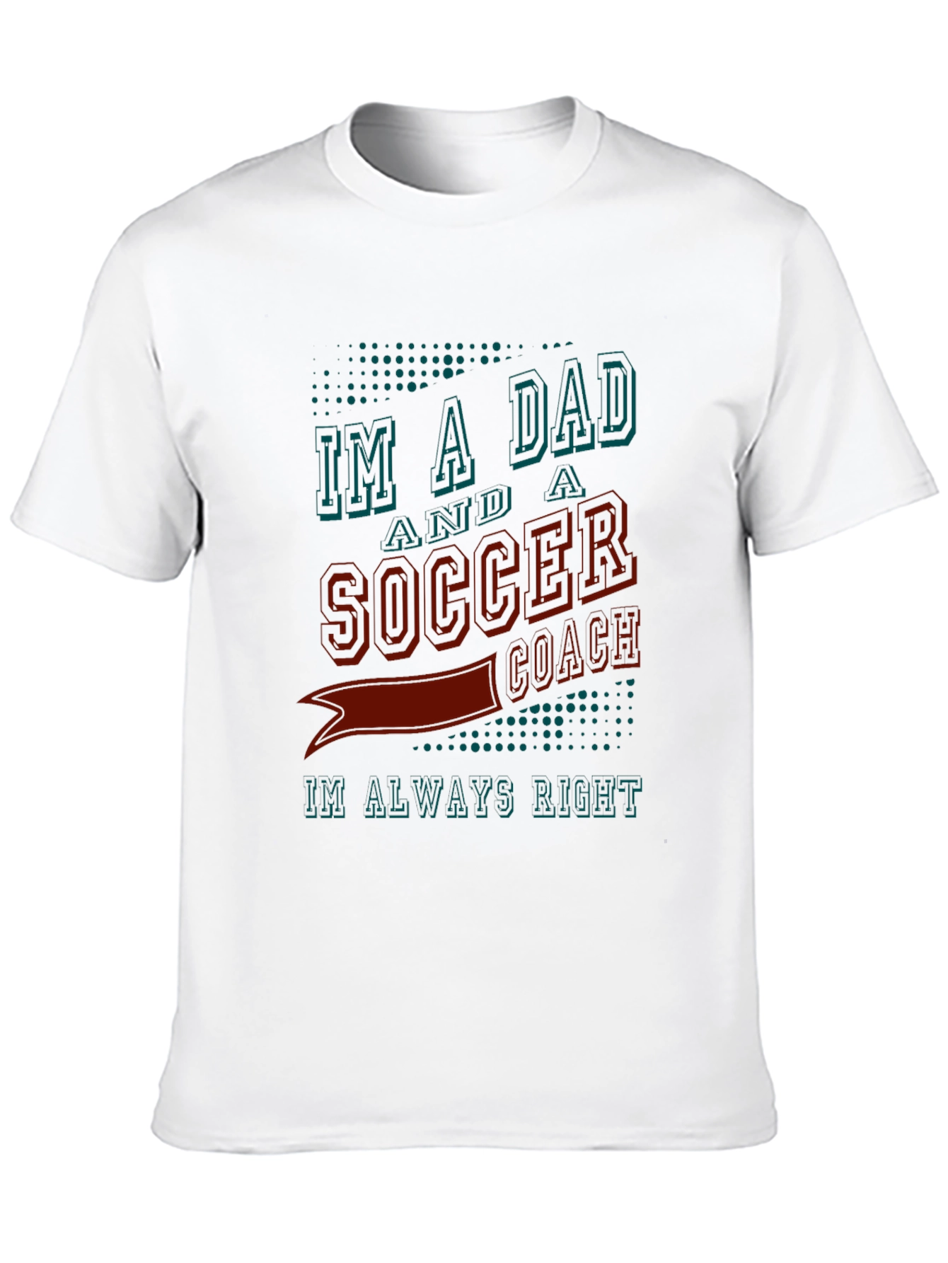 Black Dad Soccer Coach T-Shirt view 10
