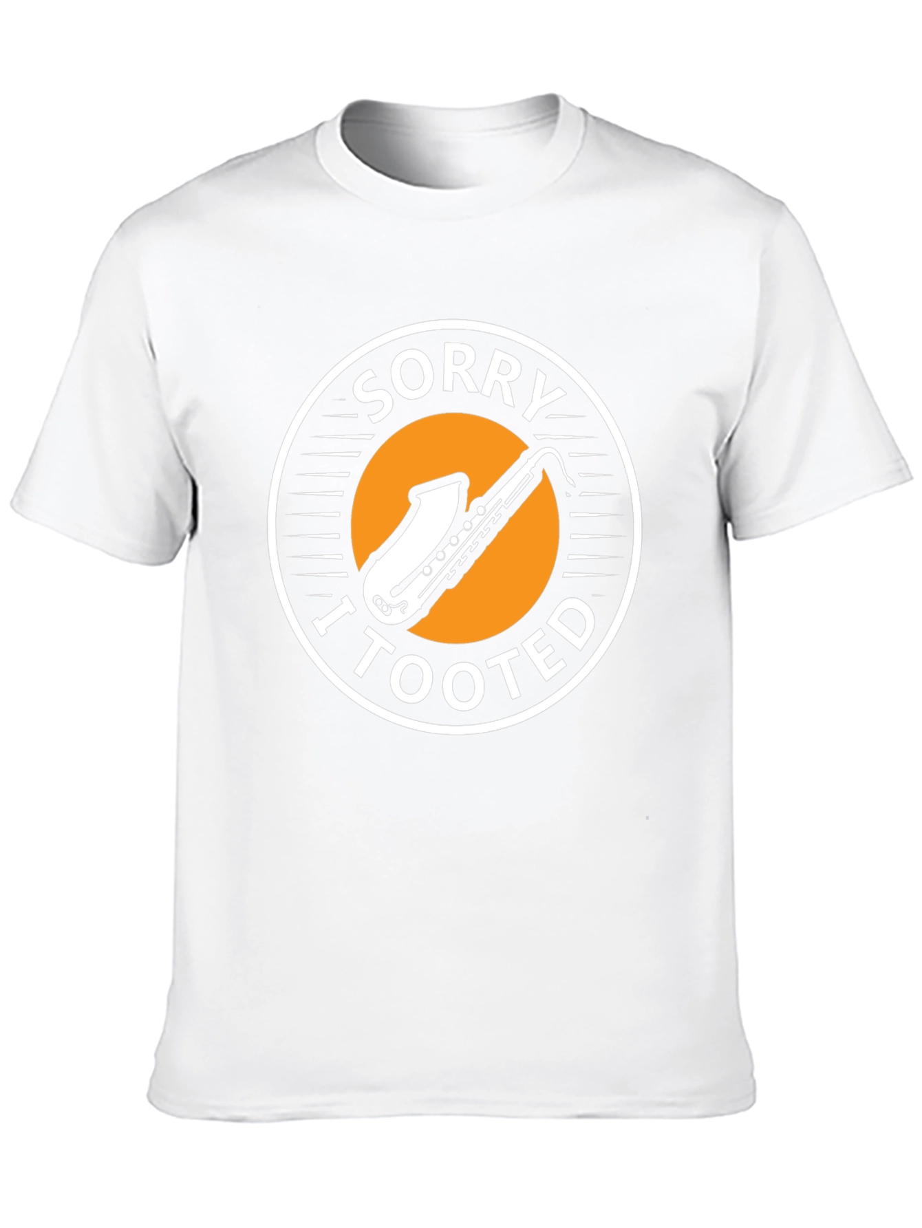 Black Sorry I Tooted T-Shirt - Saxophone Funny Music Tee view 10