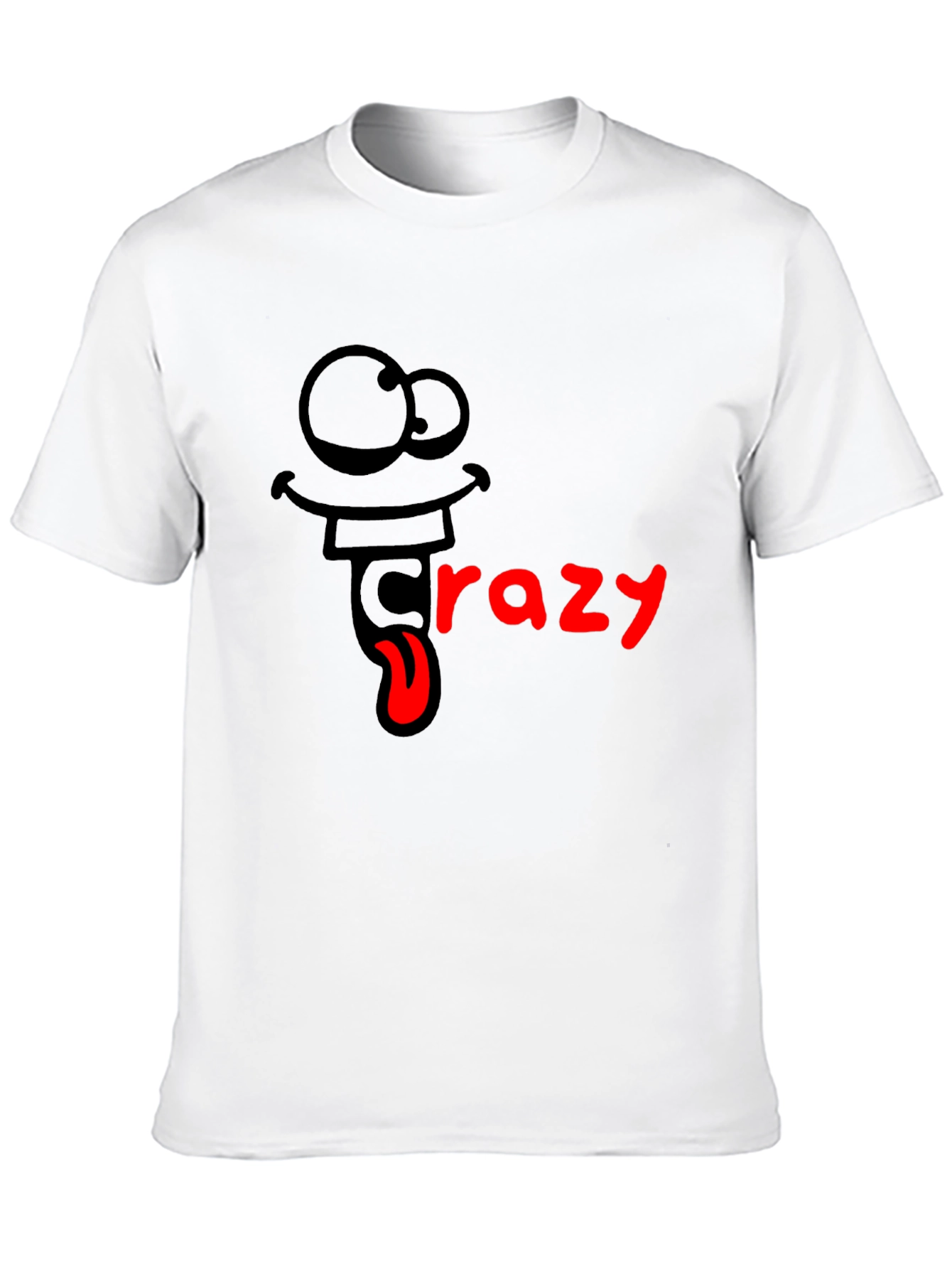 Black Crazy Cartoon Graphic T-Shirt view 10