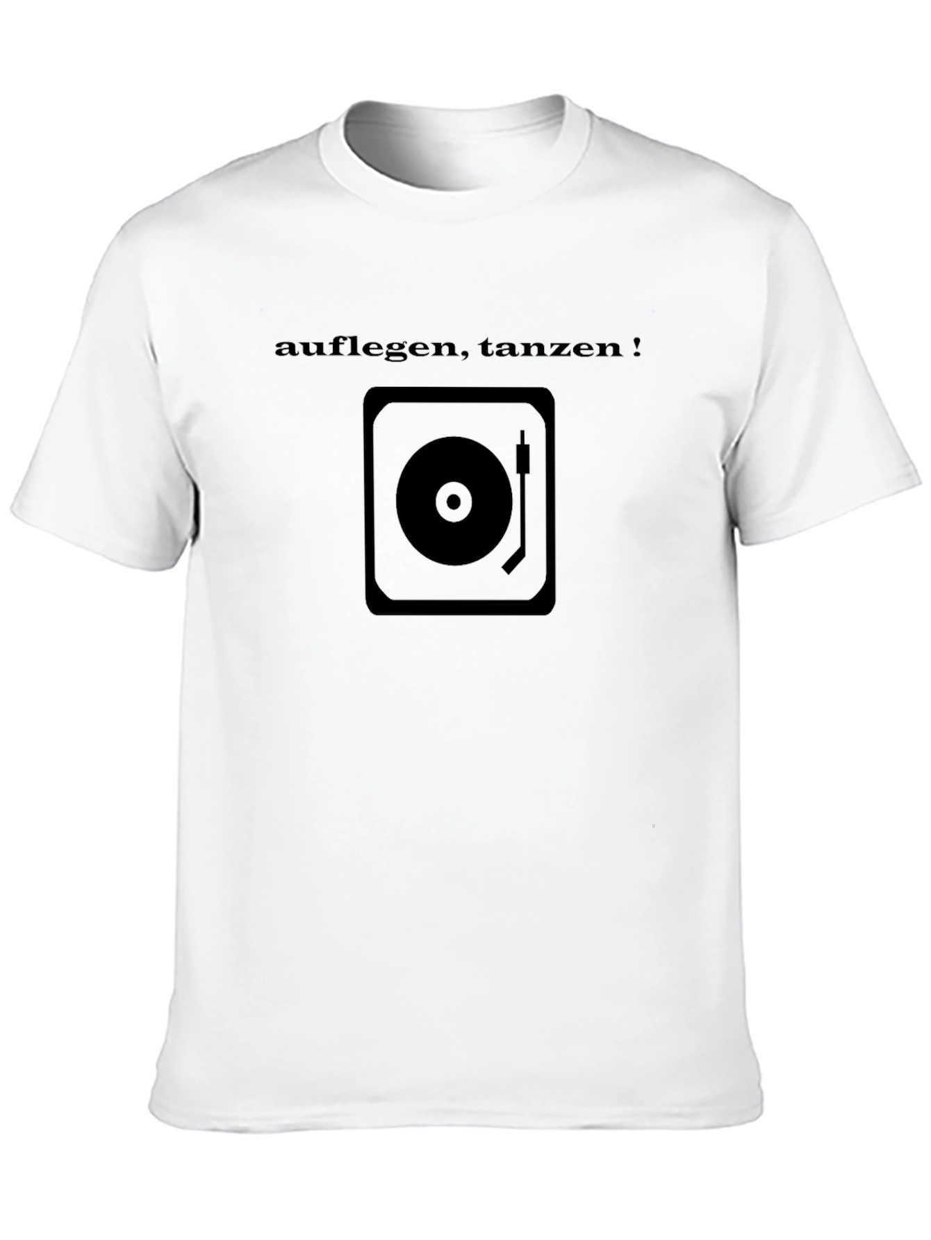 Black DJ Turntable Black T-Shirt - Auflegen, Tanzen! view 10