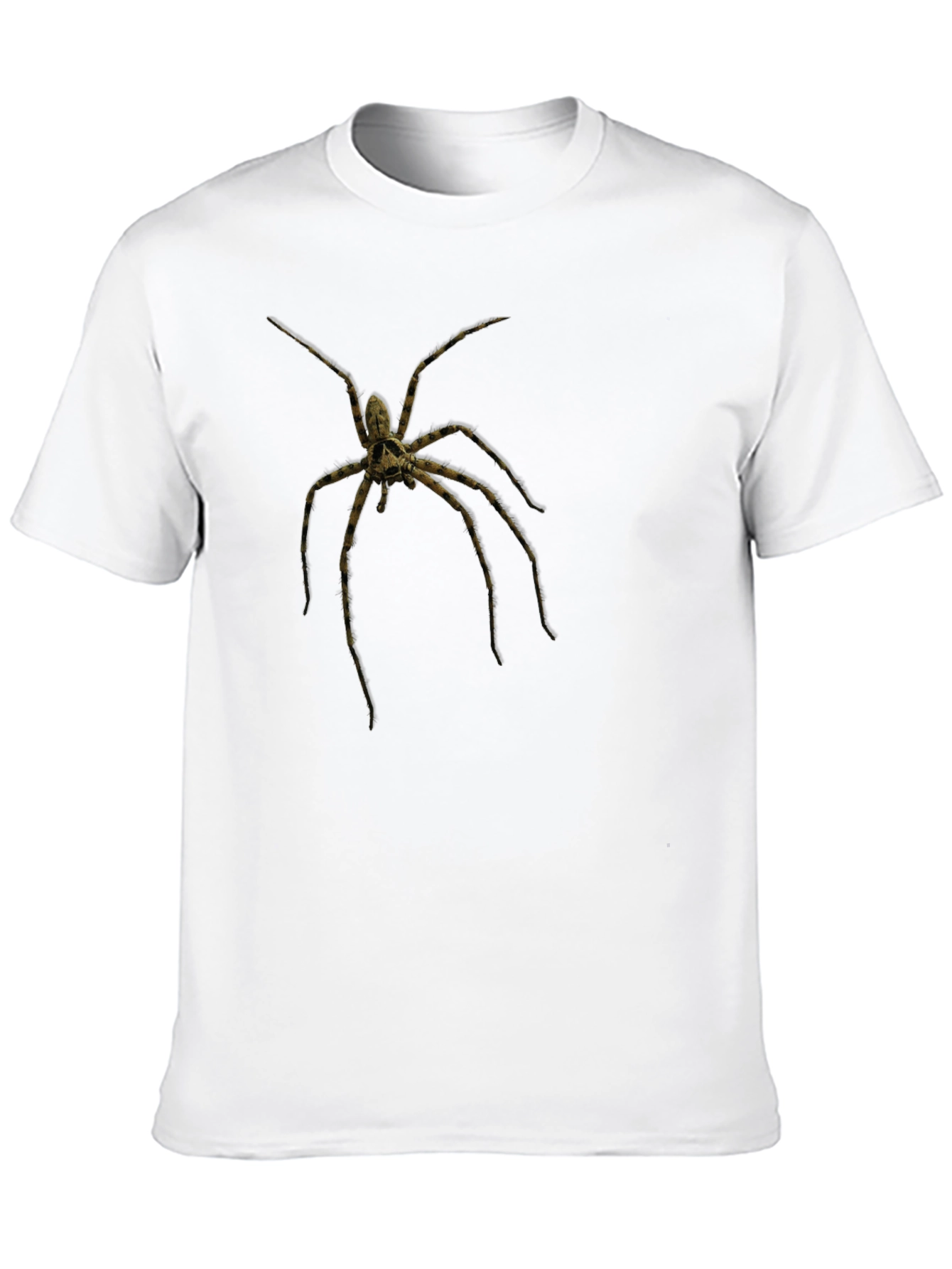 Black Creepy Spider Graphic Tee - Black Cotton view 10