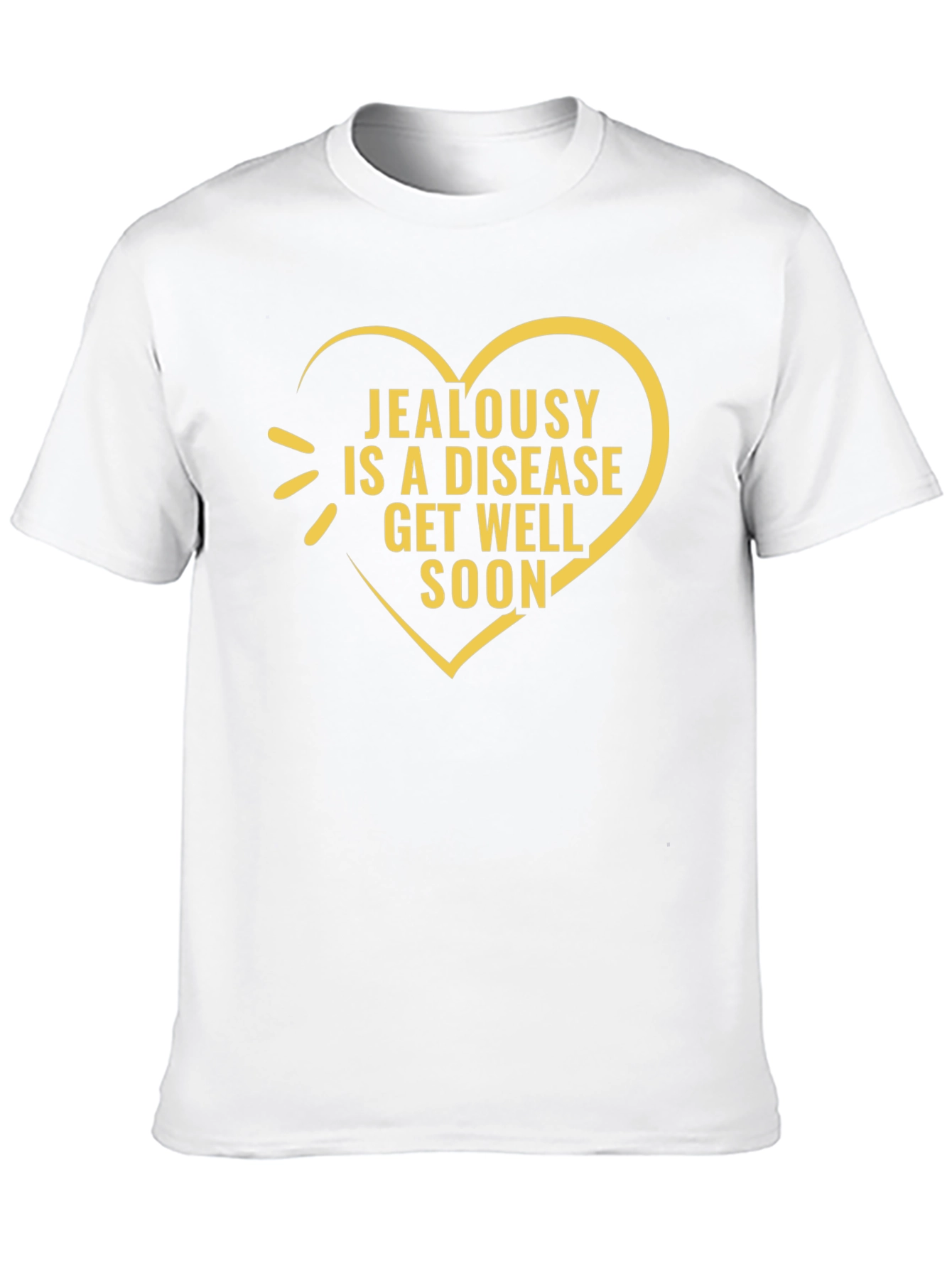Jealousy Is a Disease Black Graphic T-Shirt - 10