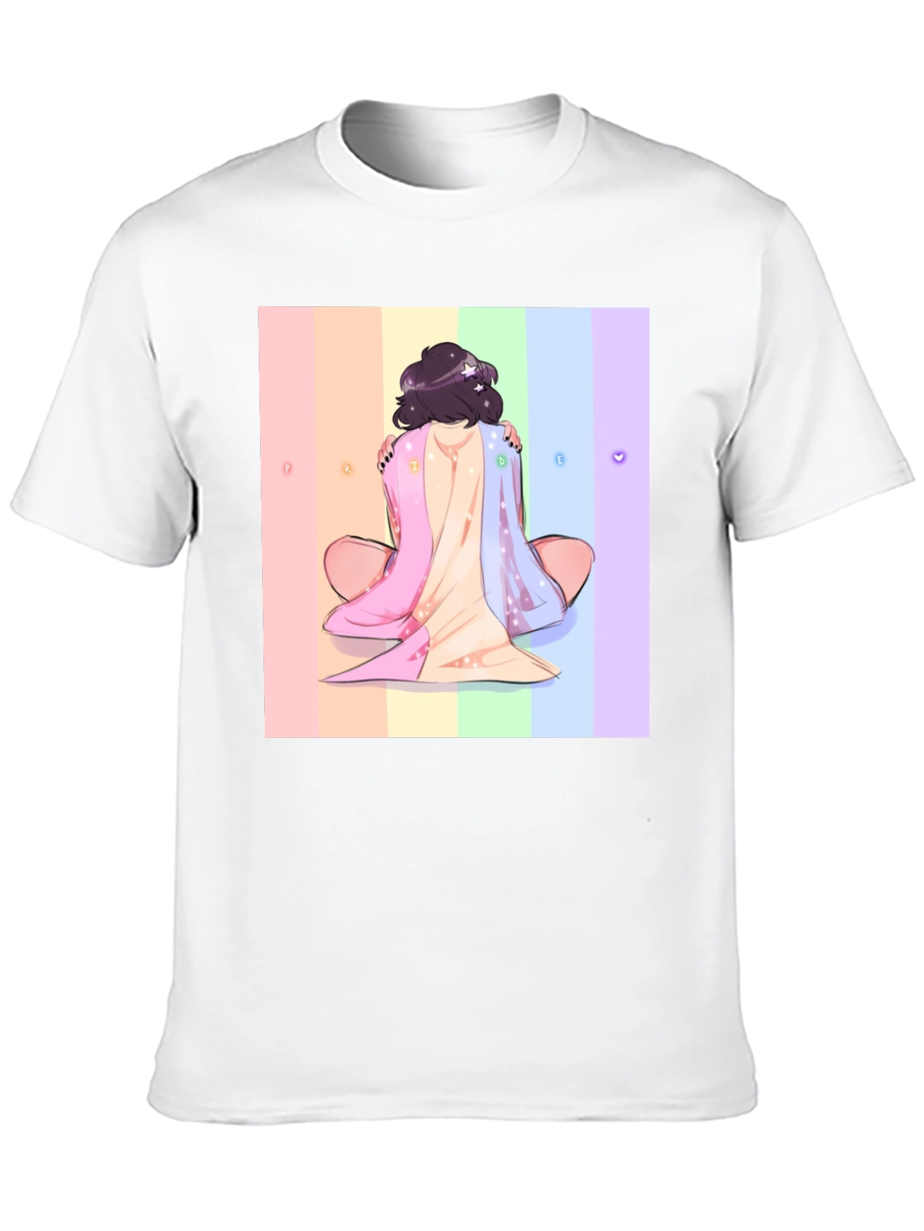 Black Rainbow Dream T-Shirt - Comfort & Style view 10