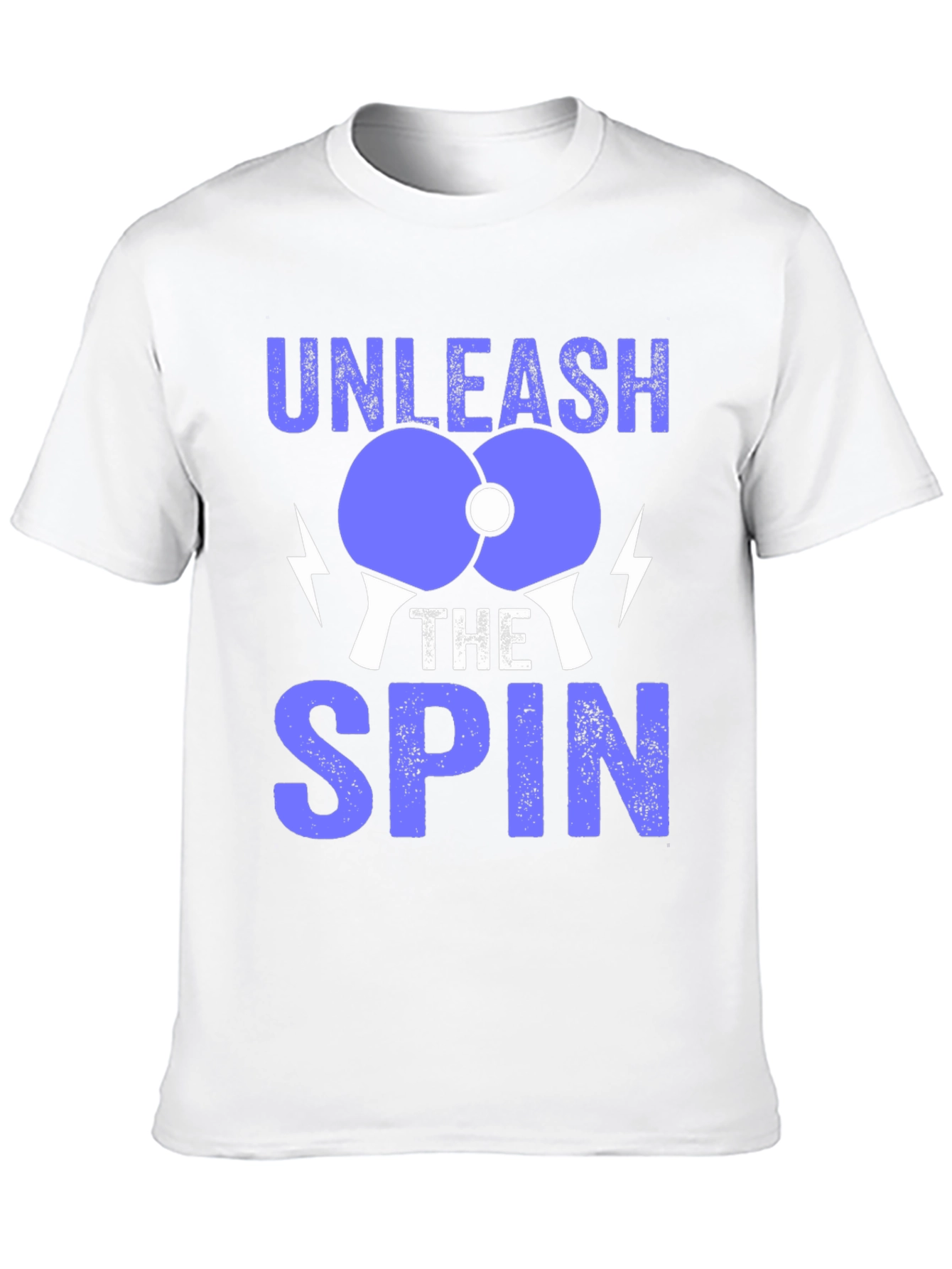 Black Unleash The Spin Table Tennis T-Shirt view 10