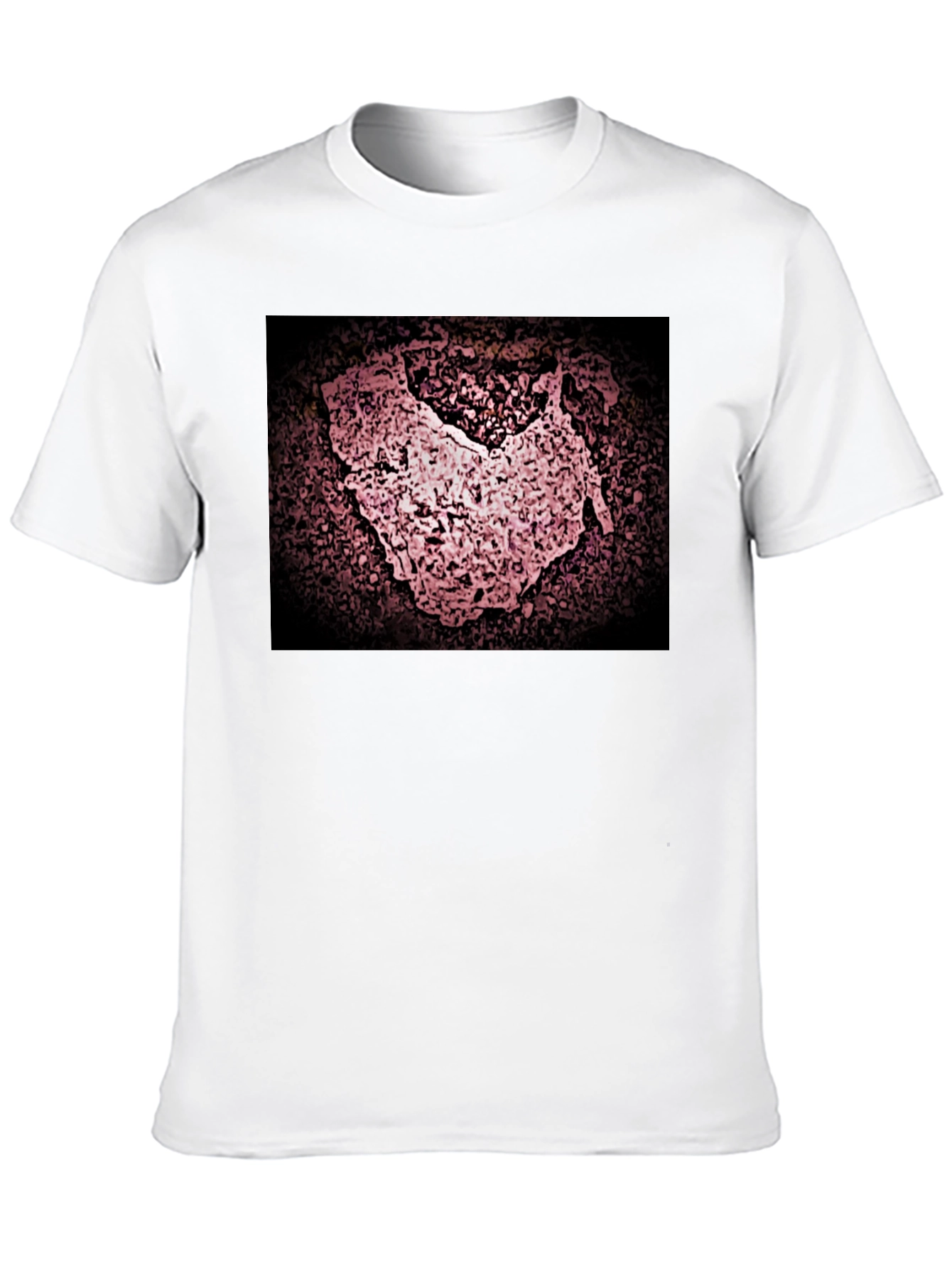 Black Abstract Graphic Print Black T-Shirt view 10