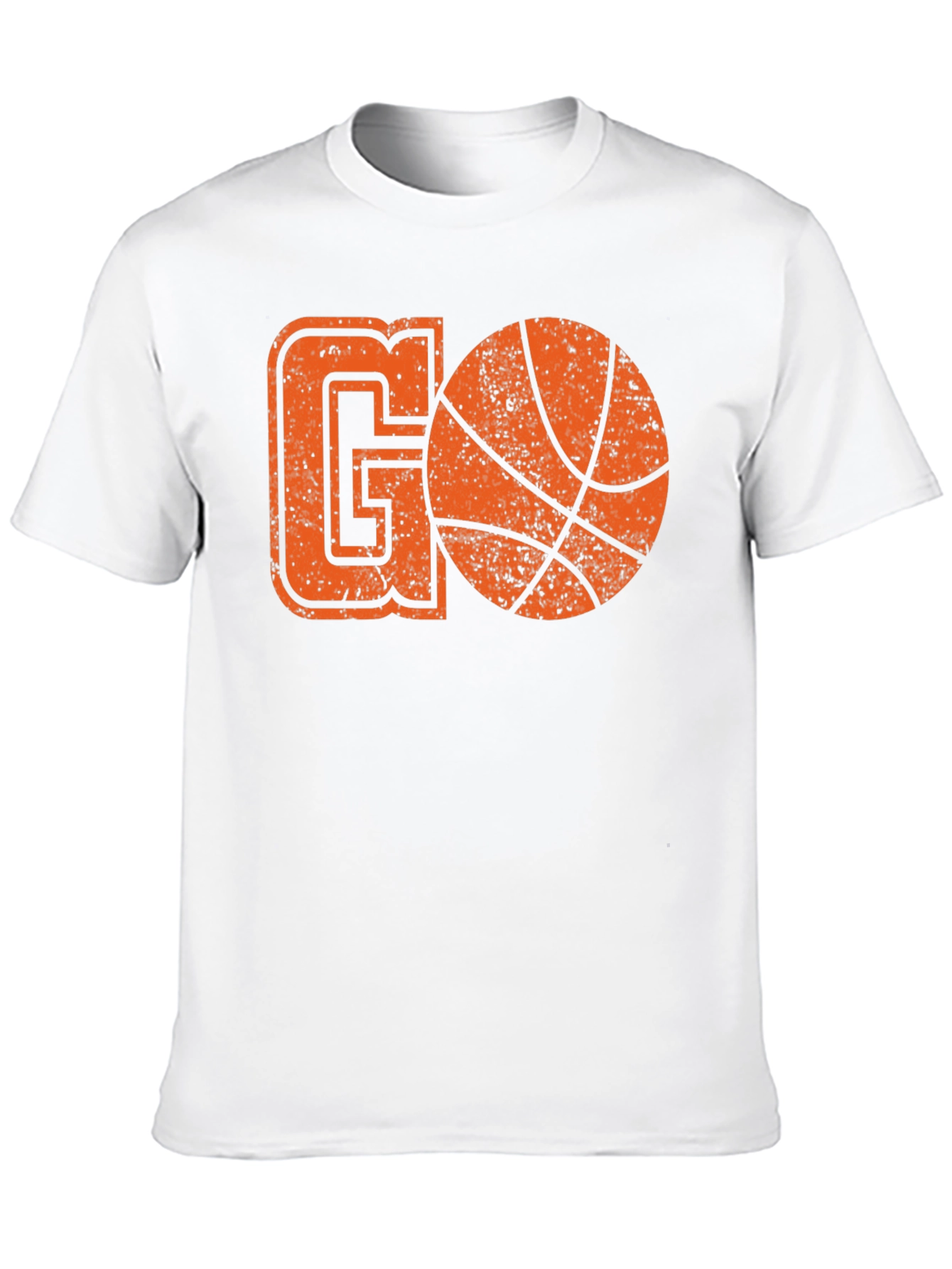 Black Basketball GO T-Shirt - Black Cotton Graphic Tee view 10