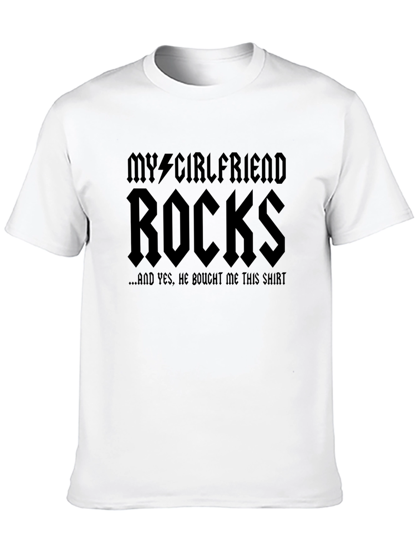 My Girlfriend Rocks Graphic Tee - 10