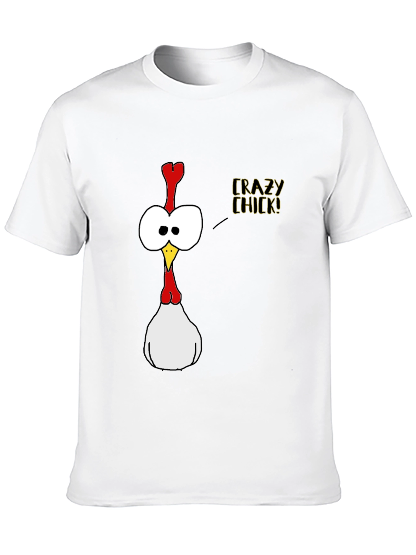 Black Crazy Chick Graphic Tee view 10
