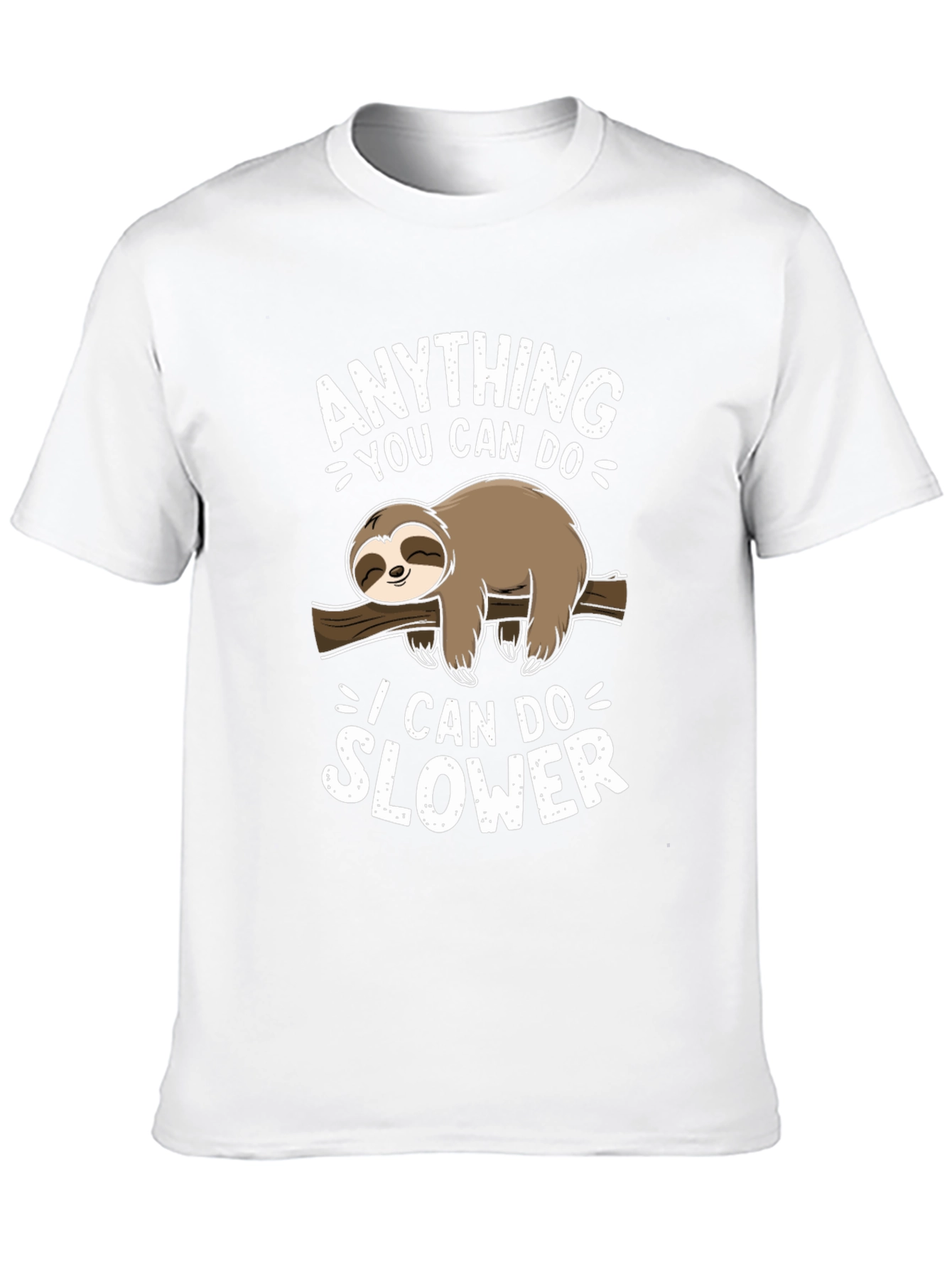 Black Sloth Graphic Tee - Anything You Can Do Slower view 10