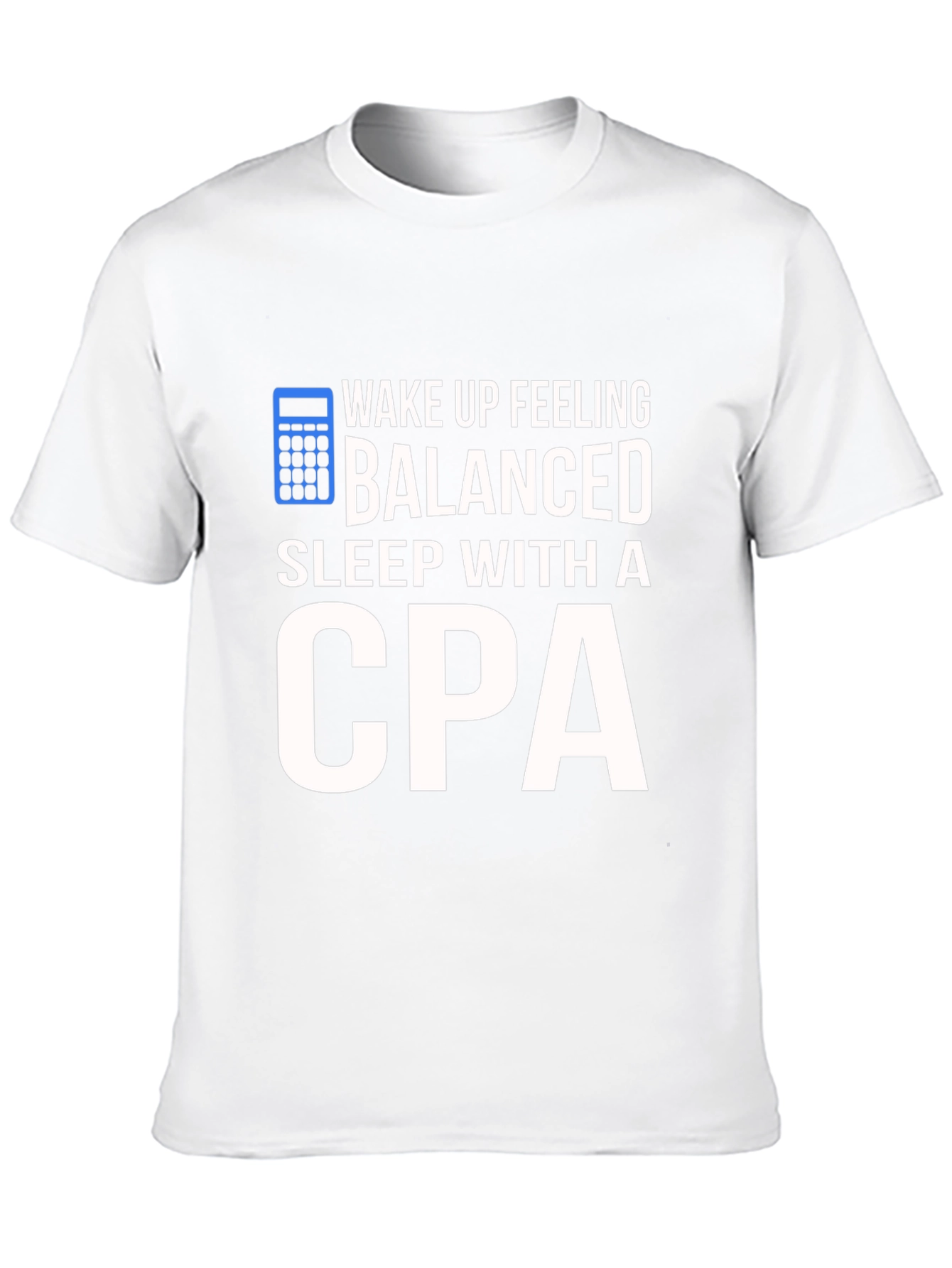Black Balanced CPA T-Shirt: Funny Accountant Gift view 10