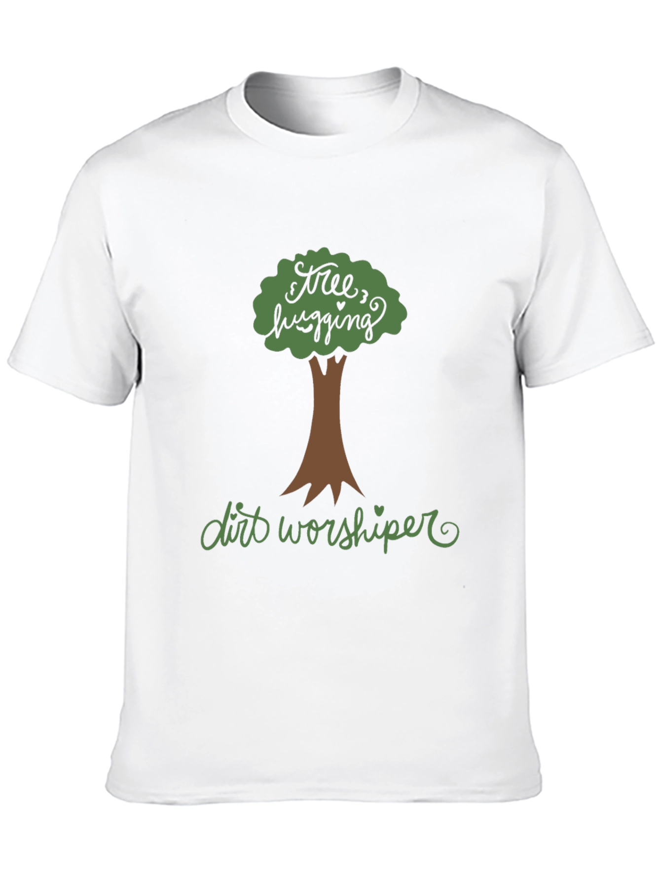 Black Tree Hugging Dirt Worshiper Graphic Tee - Eco-Friendly view 10