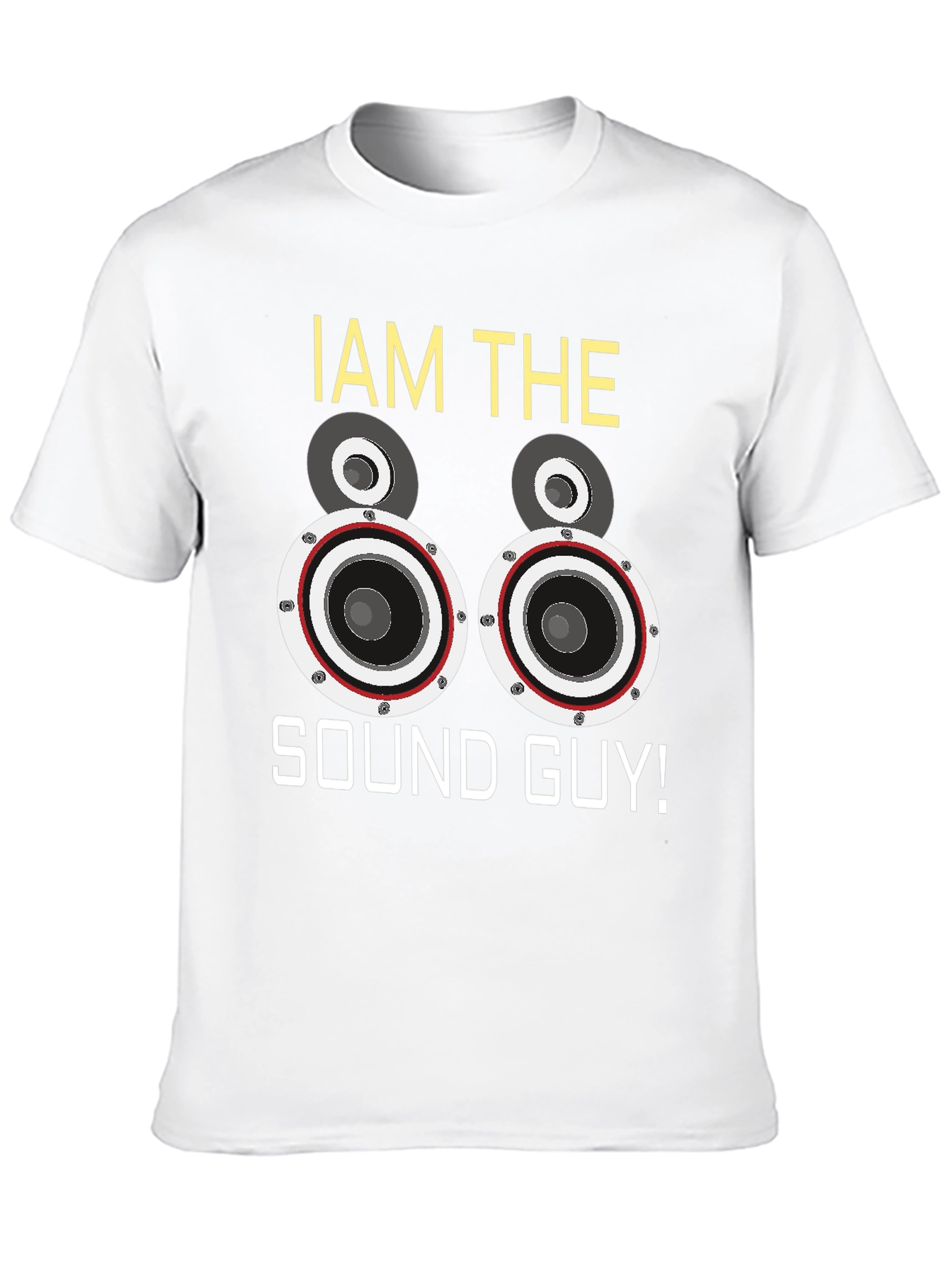 Black I am the Sound Guy T-Shirt Music Lover DJ Graphic Tee view 10