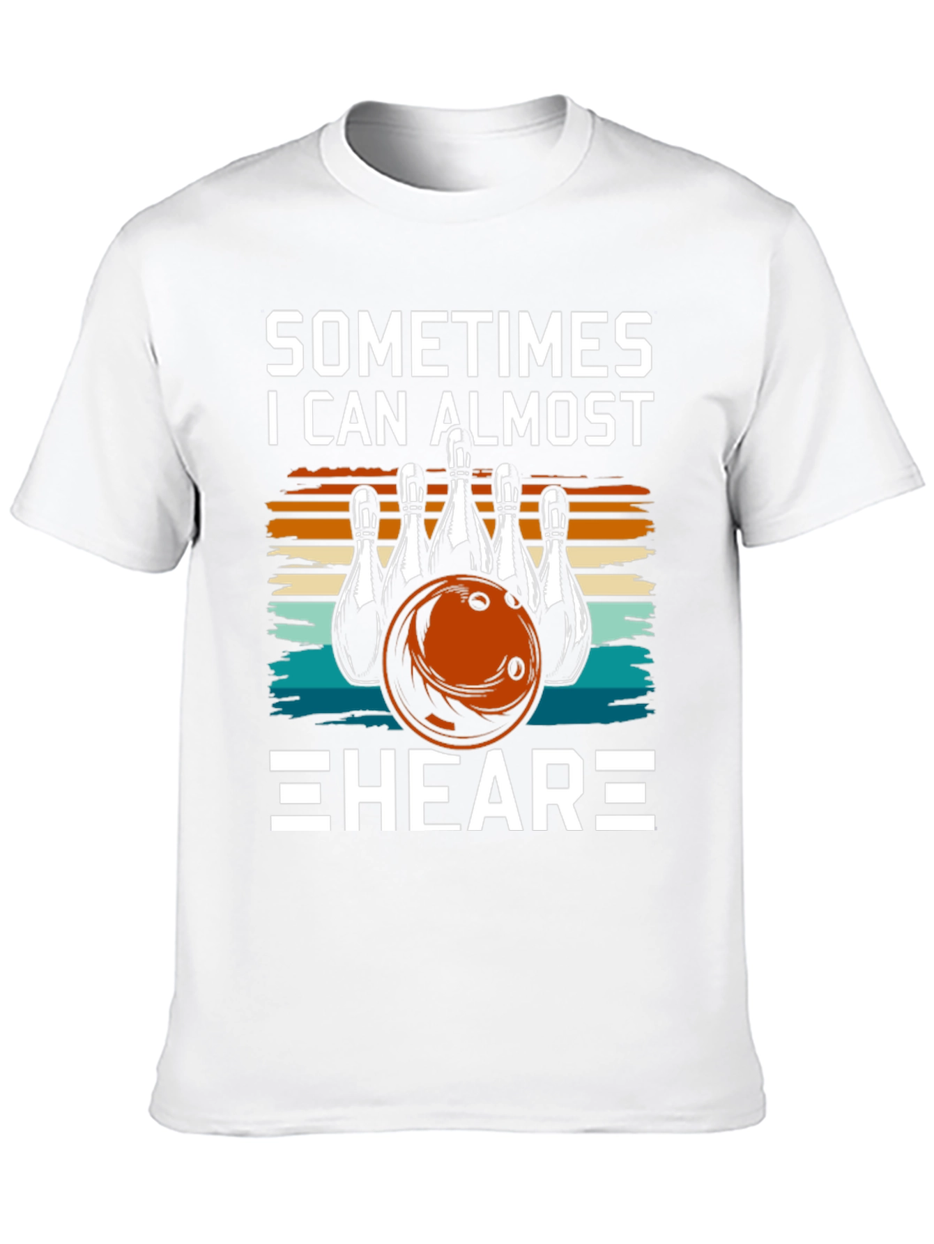 Black Bowling T-Shirt - Sometimes I Can Almost HEAR It! view 10